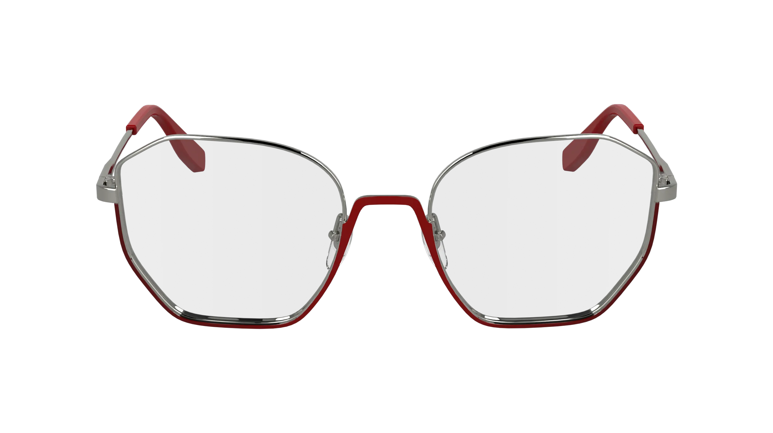 Karl Lagerfeld KL356 638 Montature da vista Metallo Rosso Squadrata Normale - immagine 2