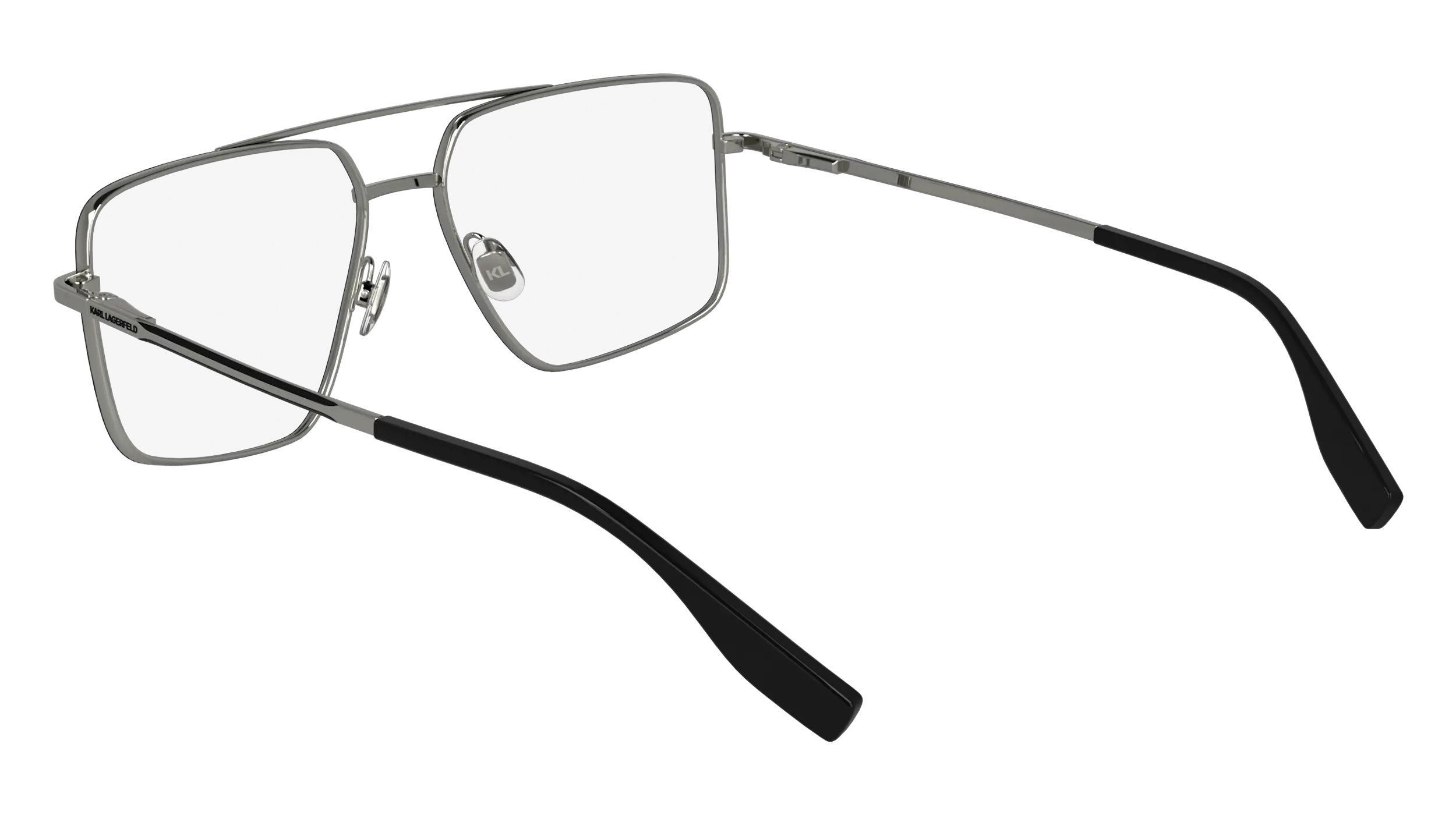 Karl Lagerfeld KL357 044 Montature da vista Metallo Nero Pilot Normale - immagine 3