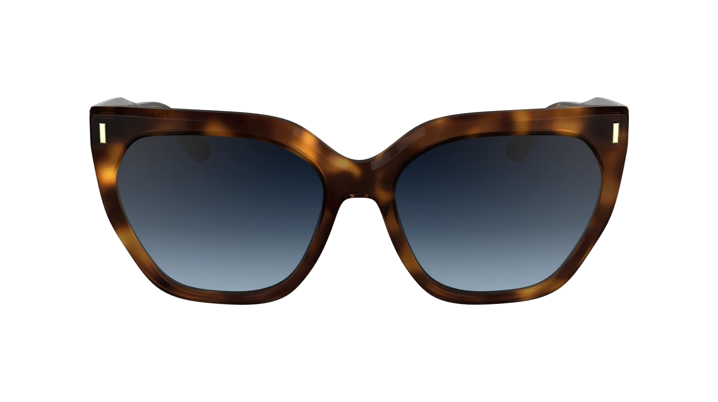 Calvin Klein CK24535S 240 Occhiali da sole Acetato Havana Farfalla Normale Sfumato - immagine 2