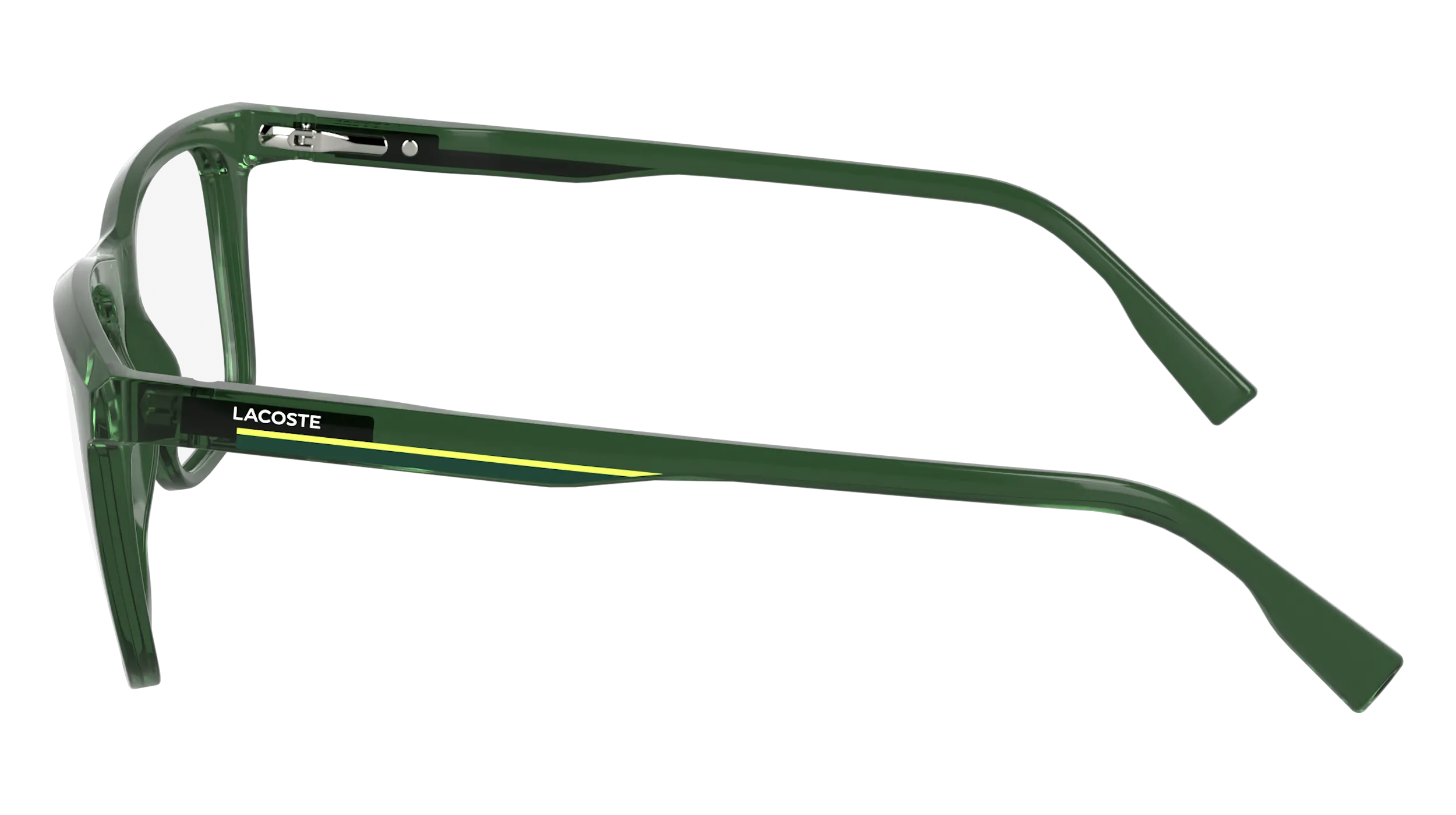 Lacoste L2960 301 Montature da vista Bio-iniettato Verde Squadrata Normale - immagine 4