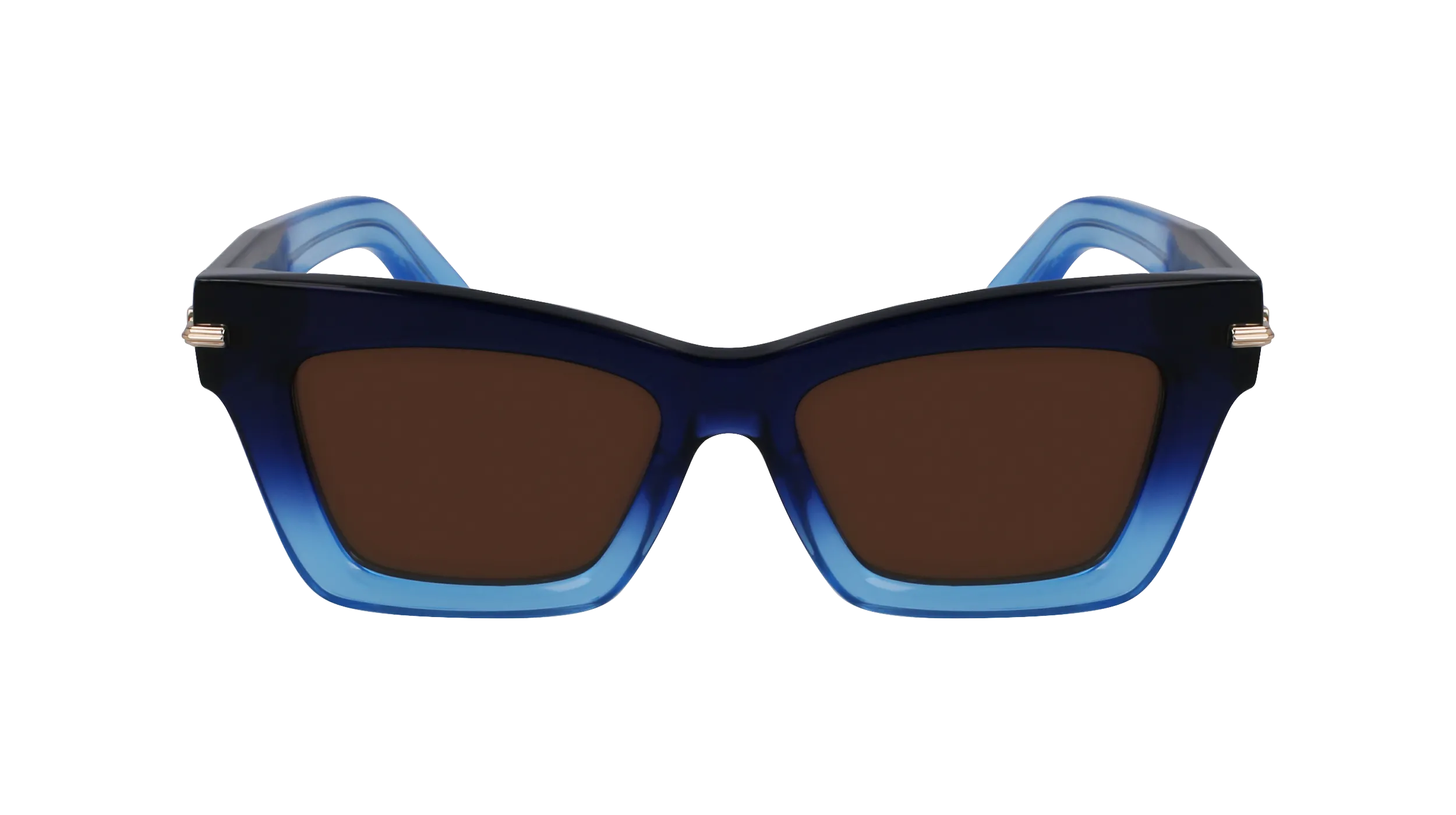 Ferragamo SF2031S 415 Occhiali da sole Acetato Blu Squadrata Normale - immagine 2