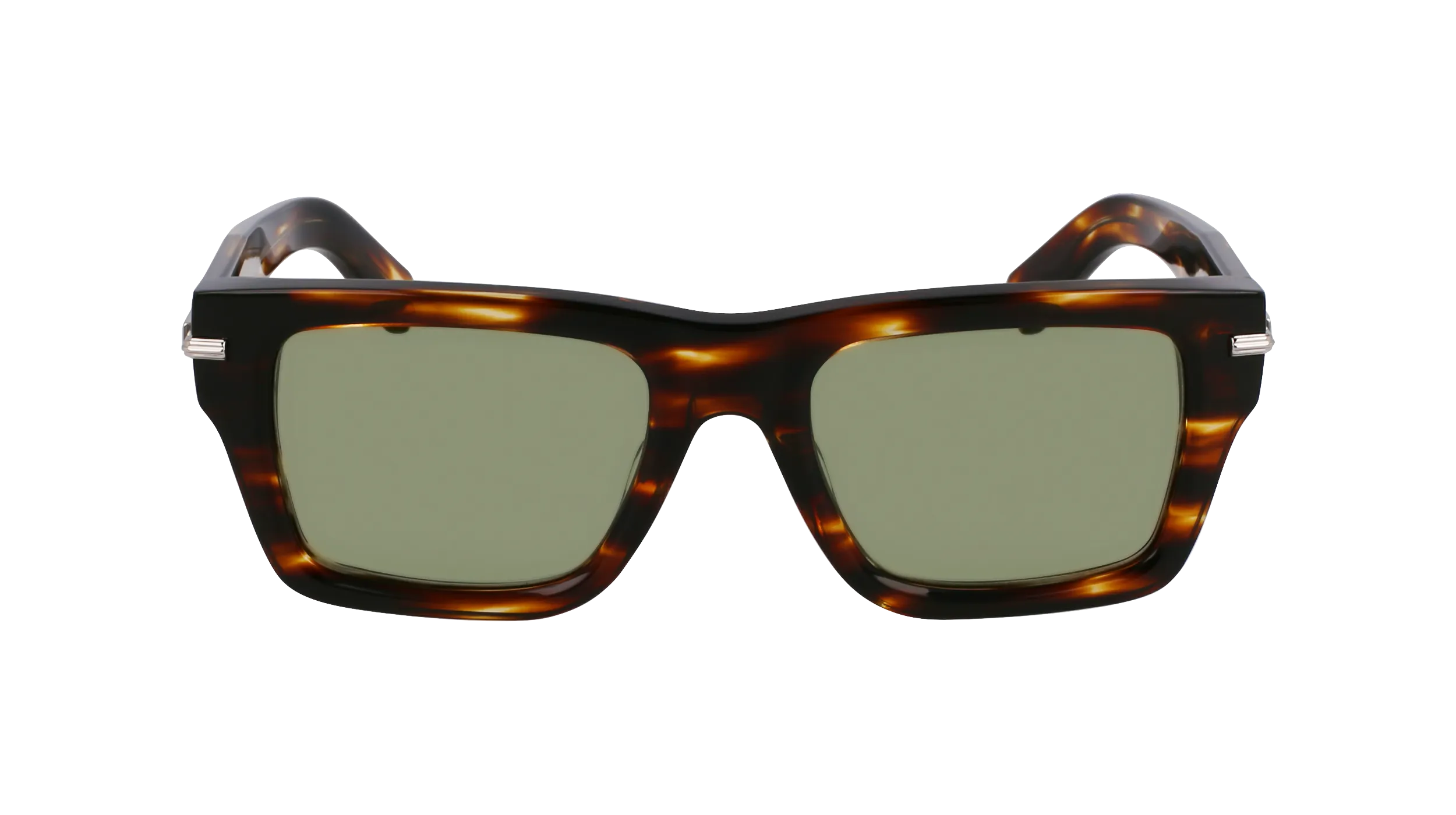 Ferragamo SF2033S 216 Occhiali da sole Acetato Marrone Squadrata Normale - immagine 2