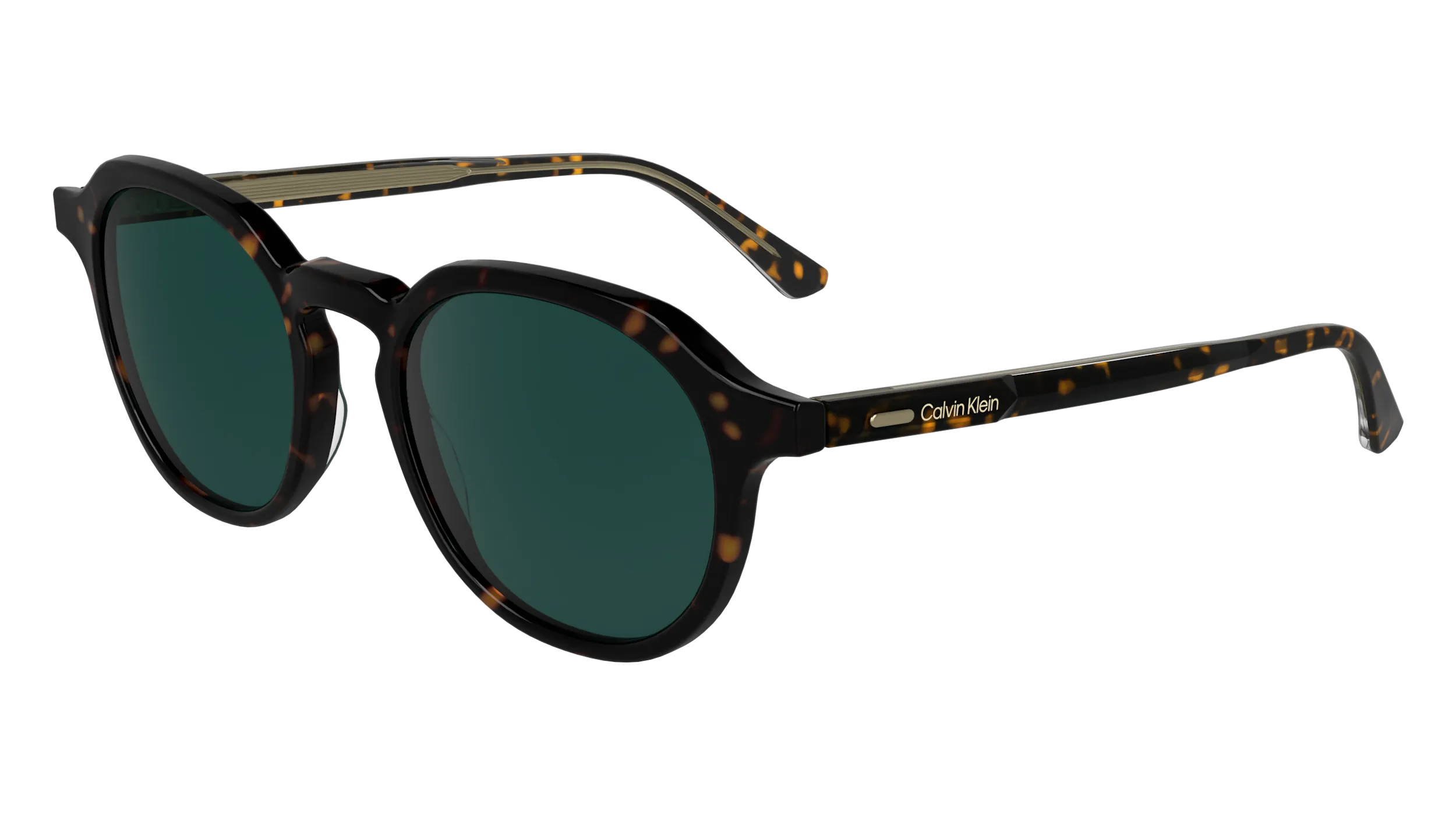 Calvin Klein CK24538S 235 Occhiali da sole Acetato Havana Geometrica Normale - immagine 1
