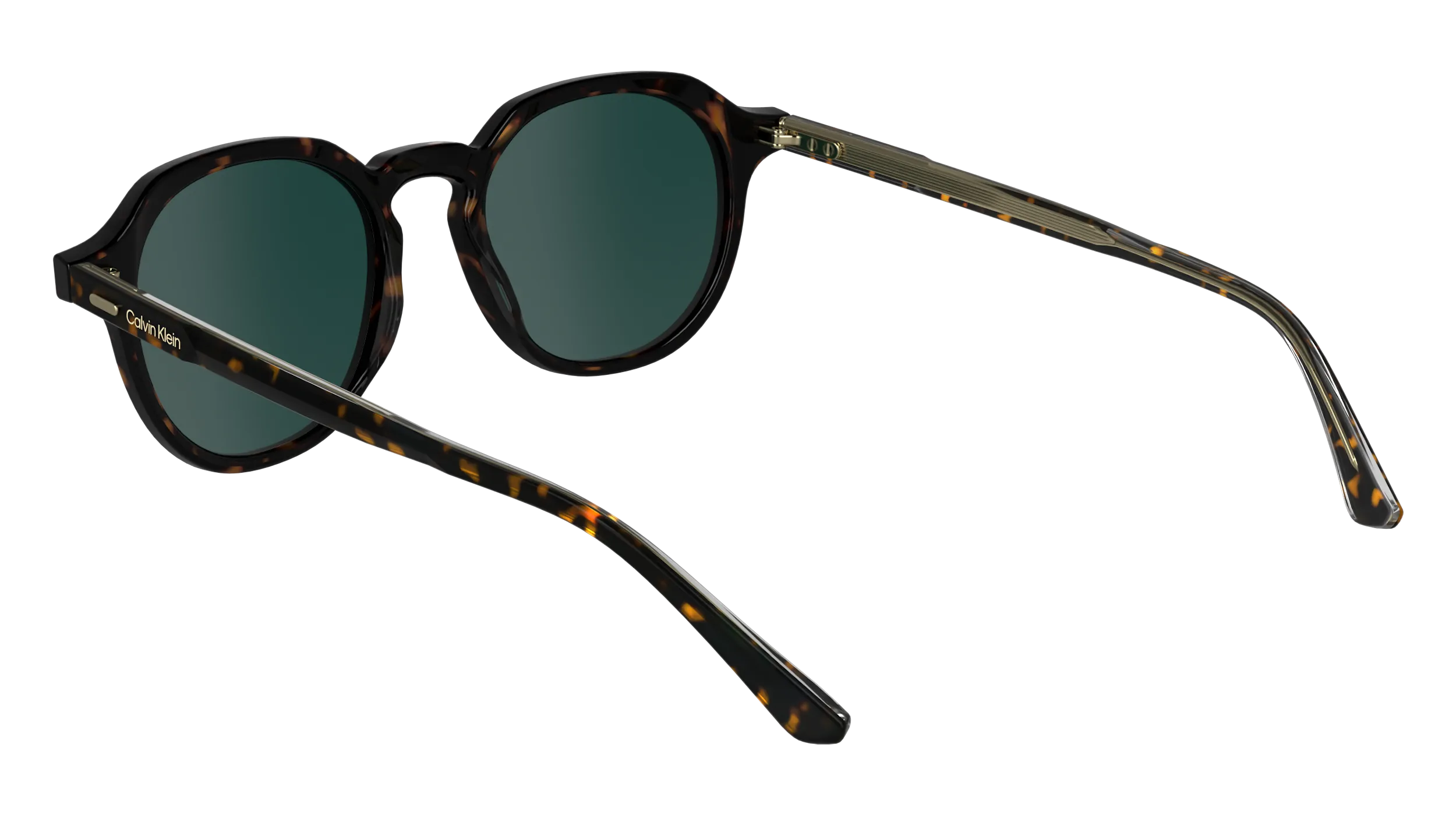 Calvin Klein CK24538S 235 Occhiali da sole Acetato Havana Geometrica Normale - immagine 3