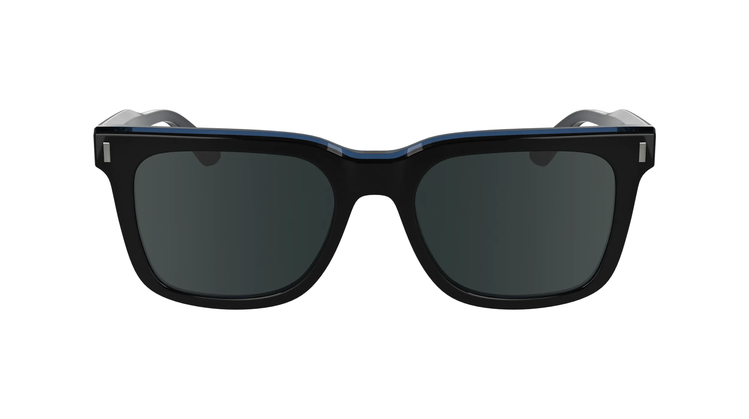 Calvin Klein CK24536S 005 Occhiali da sole Acetato Nero Squadrata Normale - immagine 2