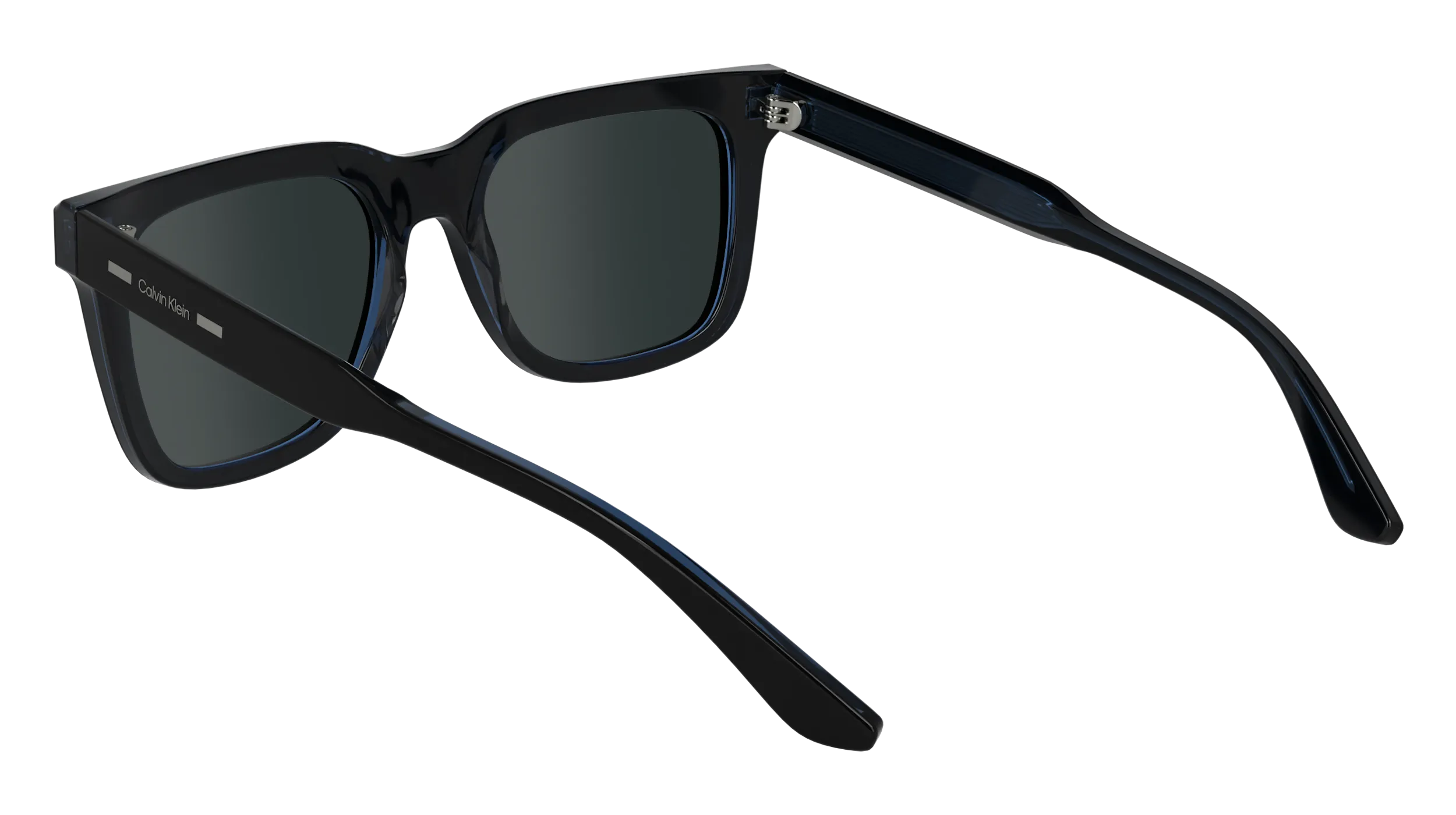 Calvin Klein CK24536S 005 Occhiali da sole Acetato Nero Squadrata Normale - immagine 3