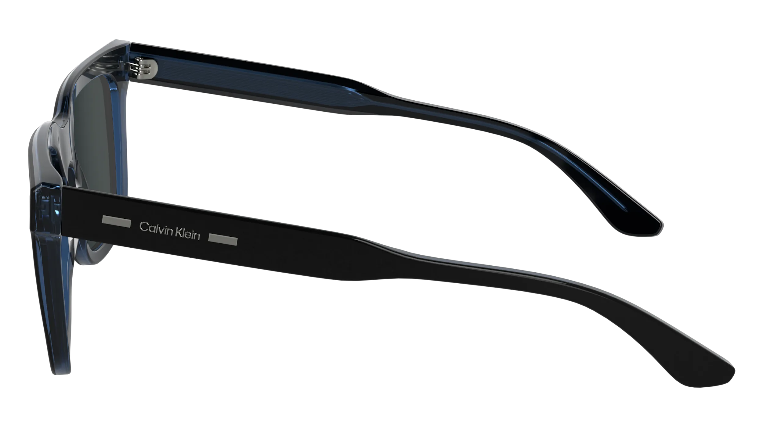 Calvin Klein CK24536S 005 Occhiali da sole Acetato Nero Squadrata Normale - immagine 4