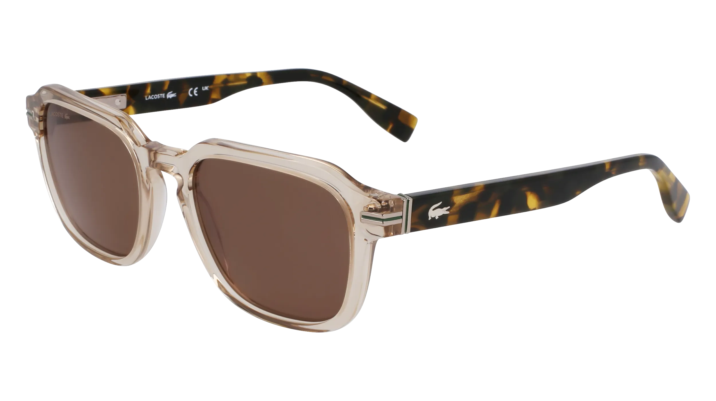 Lacoste L6046S 264 Occhiali da sole Acetato Havana Squadrata Normale - immagine 1