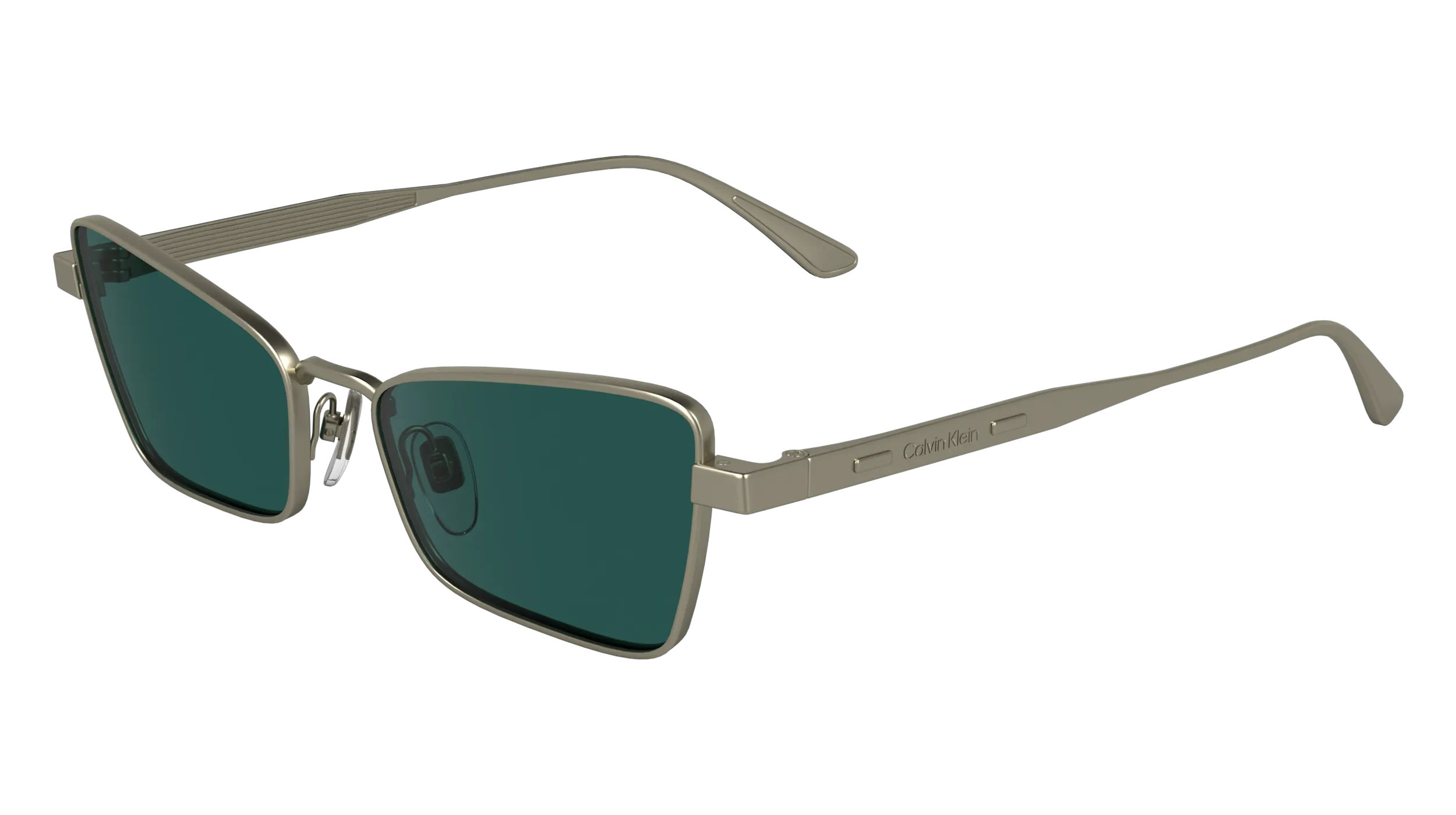 Calvin Klein CK24110S 716 Occhiali da sole Metallo Oro Farfalla Normale - immagine 1