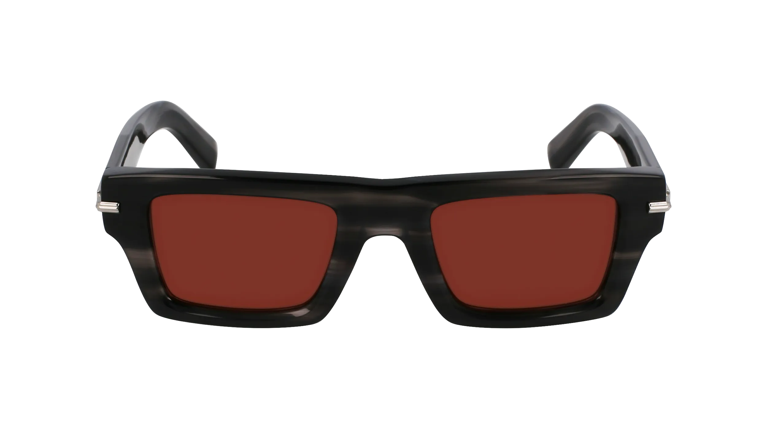 Ferragamo SF2034S 014 Occhiali da sole Acetato Grigio Squadrata Normale - immagine 2