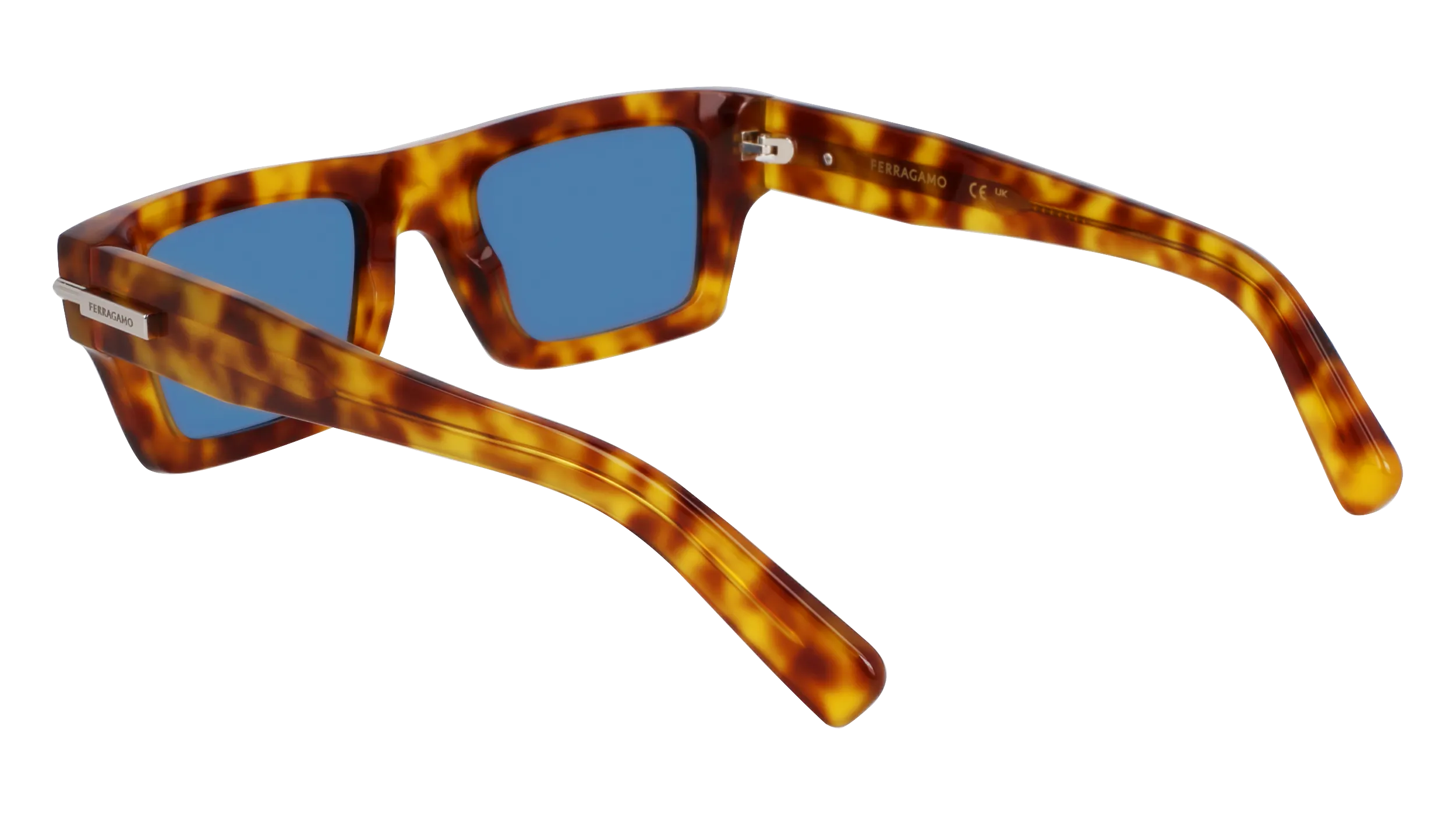 Ferragamo SF2034S 212 Occhiali da sole Acetato Havana Squadrata Normale - immagine 3
