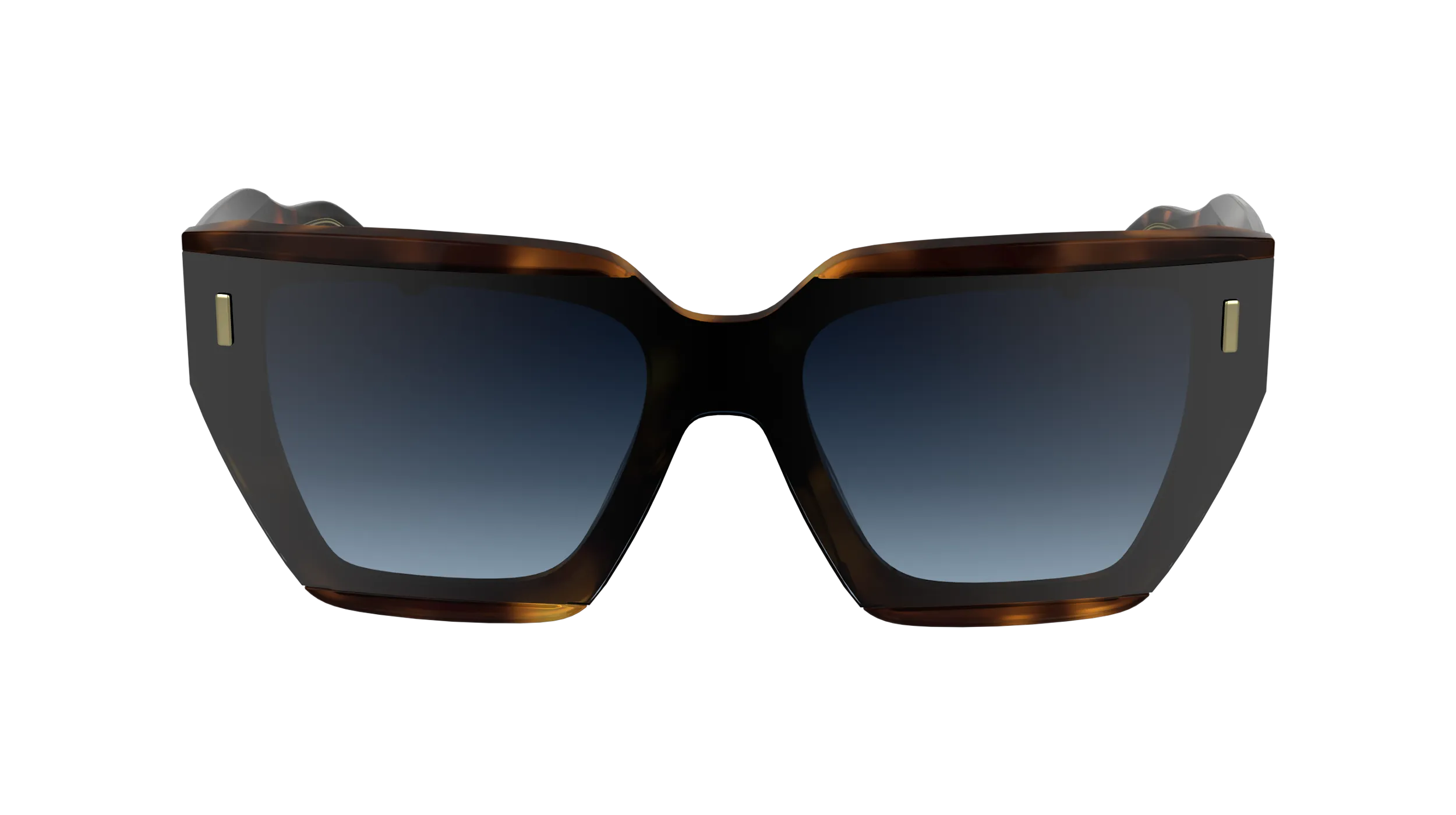 Calvin Klein CK24533S 240 Occhiali da sole Acetato Havana Squadrata Normale Sfumato - immagine 2