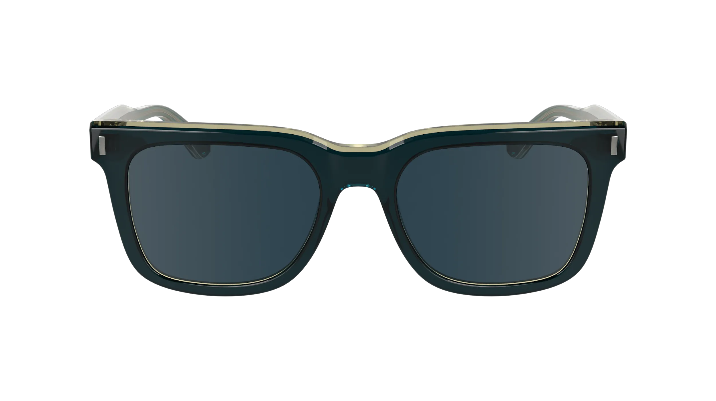 Calvin Klein CK24536S 434 Occhiali da sole Acetato Petrolio Squadrata Normale - immagine 2