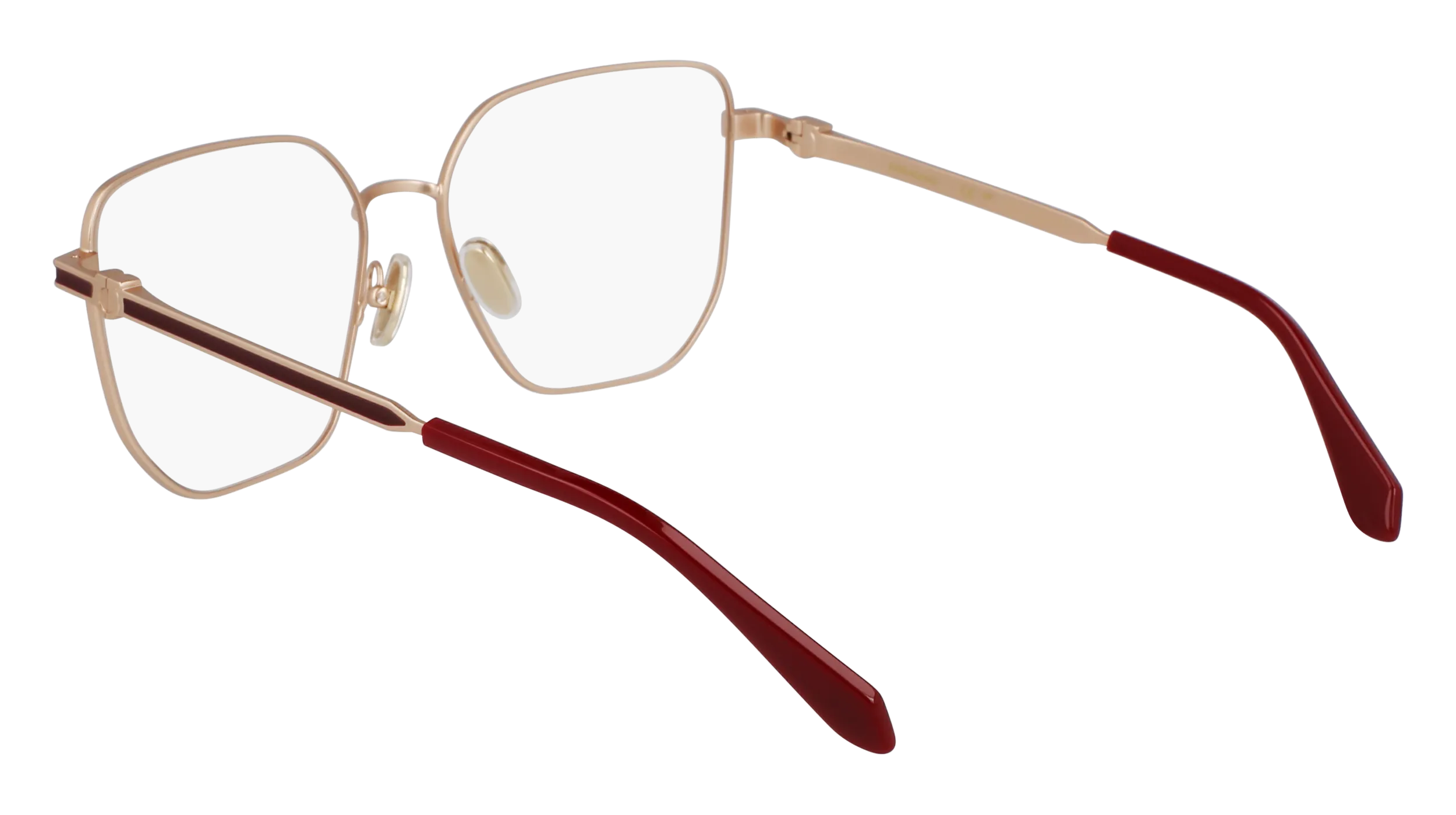 Ferragamo SF2234 770 Montature da vista Metallo Oro Squadrata Normale - immagine 3