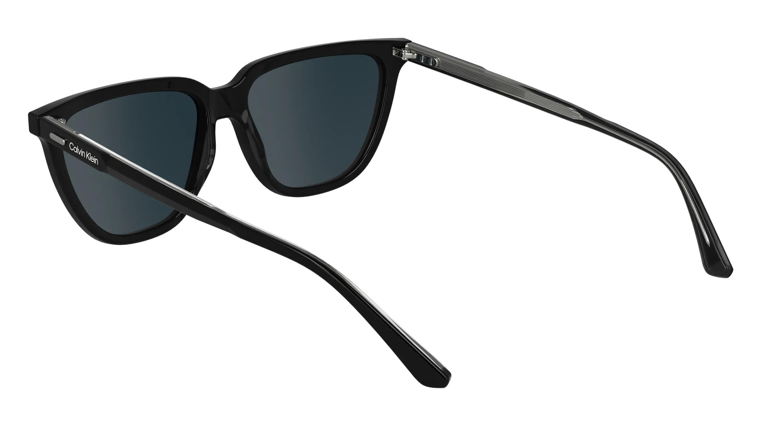 Calvin Klein CK24537S 001 Occhiali da sole Acetato Nero Squadrata Normale - immagine 3