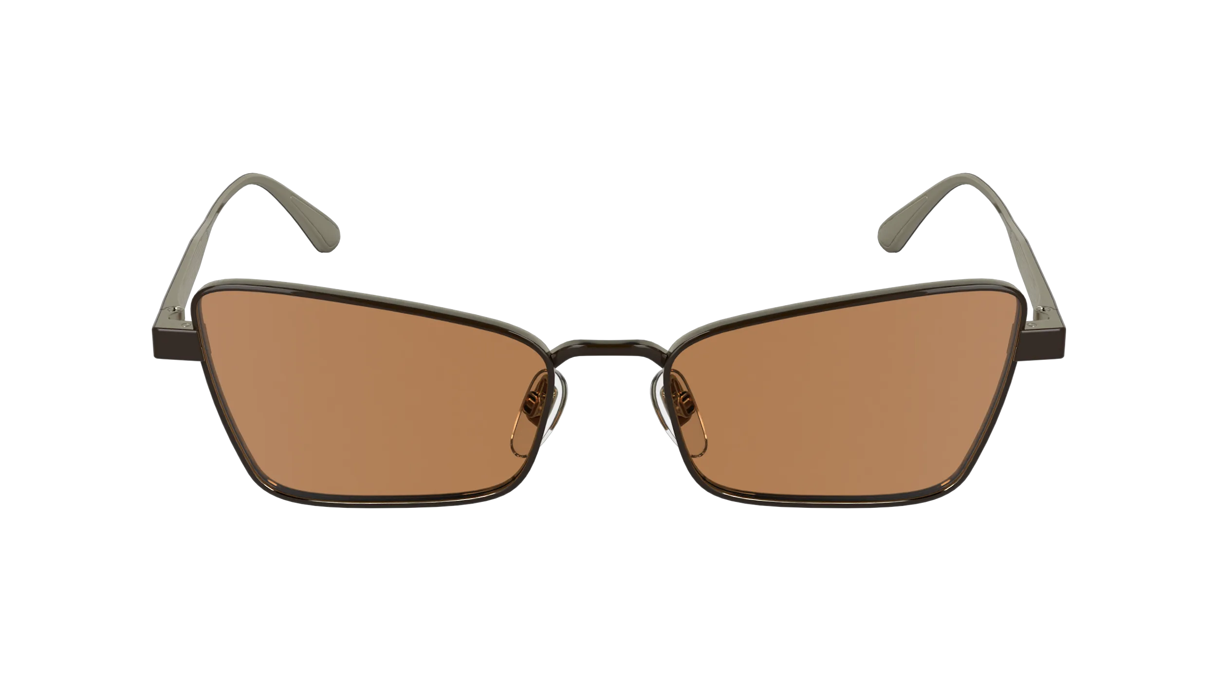 Calvin Klein CK24110S 200 Occhiali da sole Metallo Marrone Farfalla Normale - immagine 2