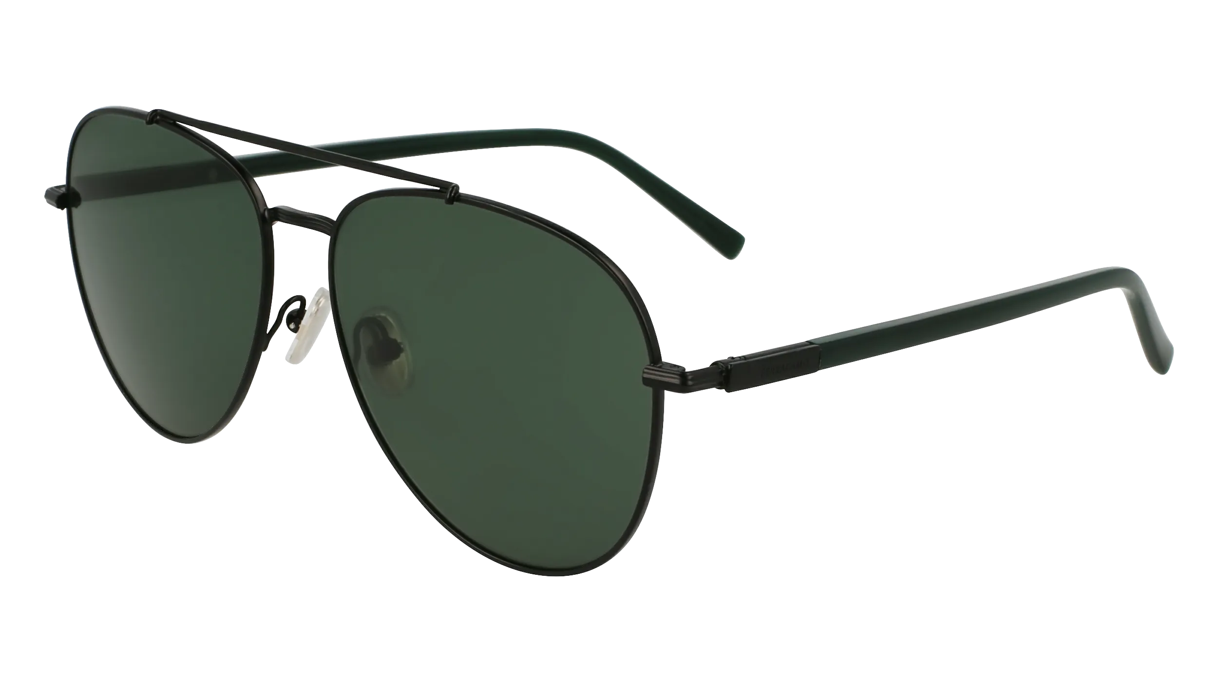 Ferragamo SF316S 002 Occhiali da sole Metallo Nero Pilot Normale - immagine 1