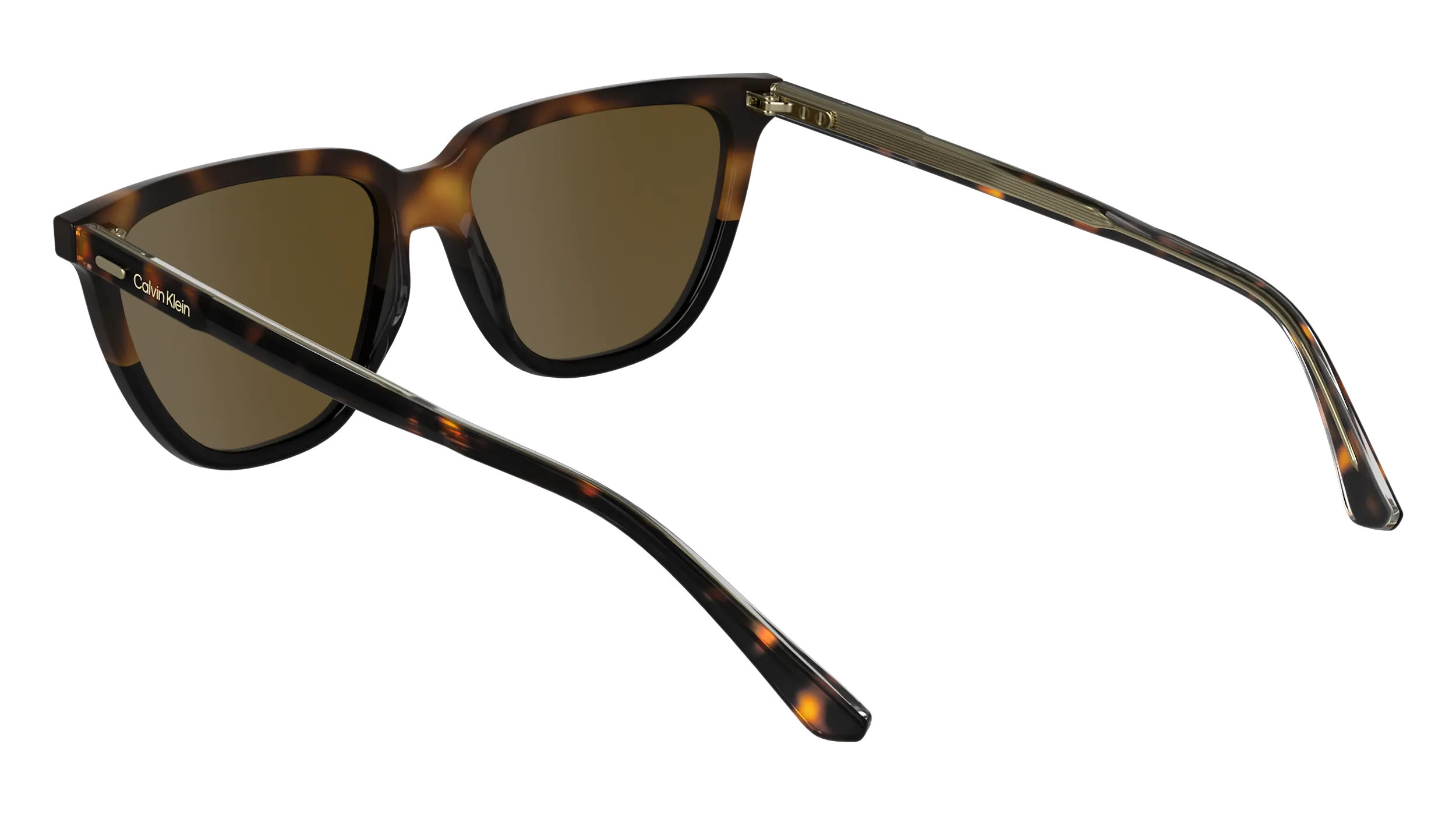 Calvin Klein CK24537S 233 Occhiali da sole Acetato Havana Squadrata Normale - immagine 3