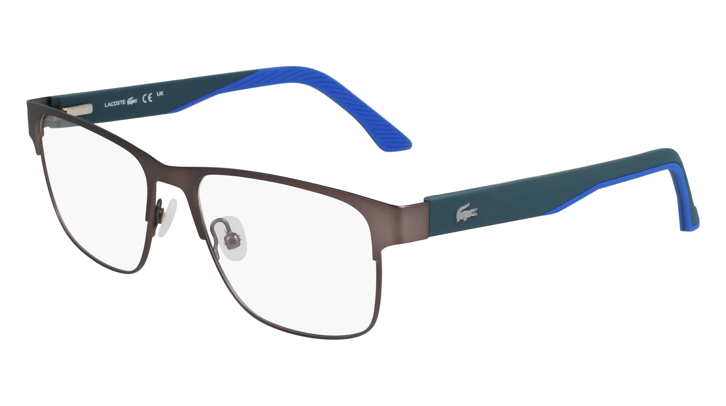 Lacoste L2291 038 Montature da vista Metallo Grigio Squadrata Normale - immagine 1