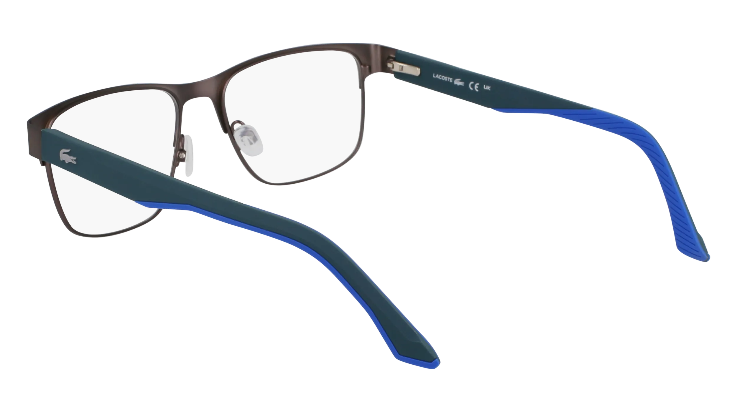 Lacoste L2291 038 Montature da vista Metallo Grigio Squadrata Normale - immagine 3