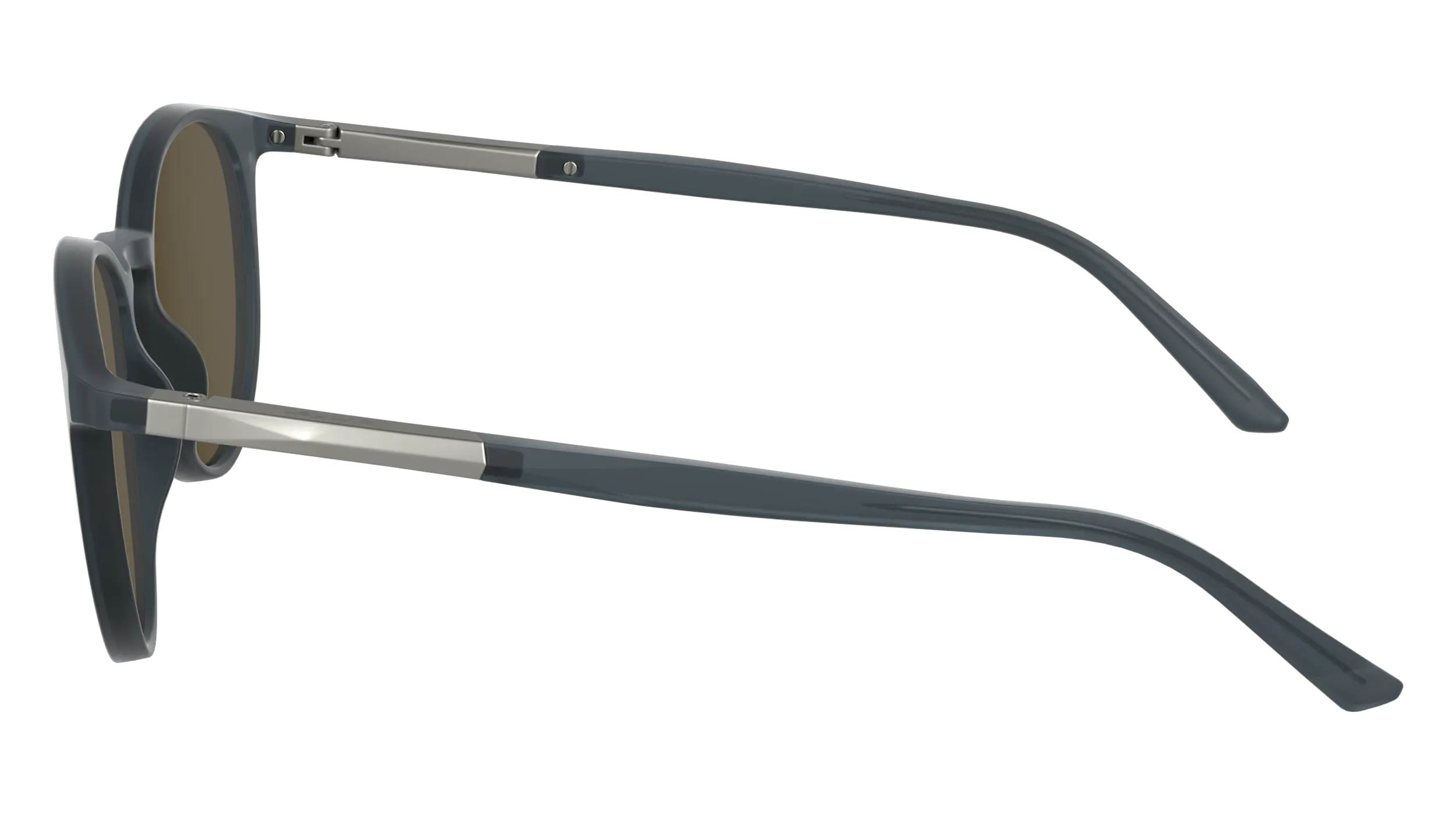 Calvin Klein CK24539S 413 Occhiali da sole Bio-iniettato Azzurro Rotonda Normale - immagine 4