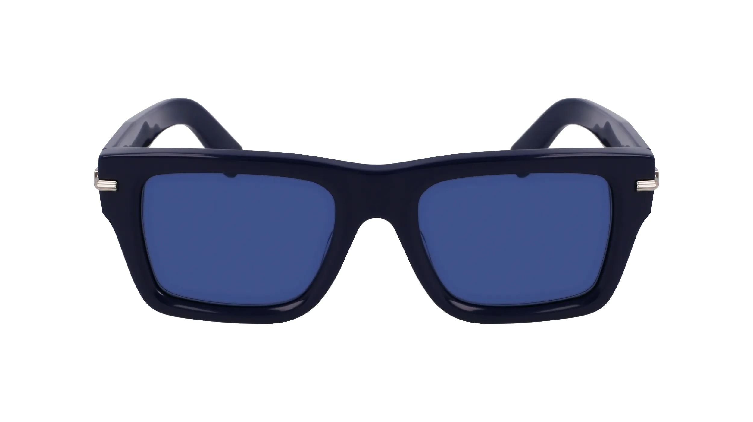 Ferragamo SF2033S 414 Occhiali da sole Acetato Blu Squadrata Normale - immagine 2