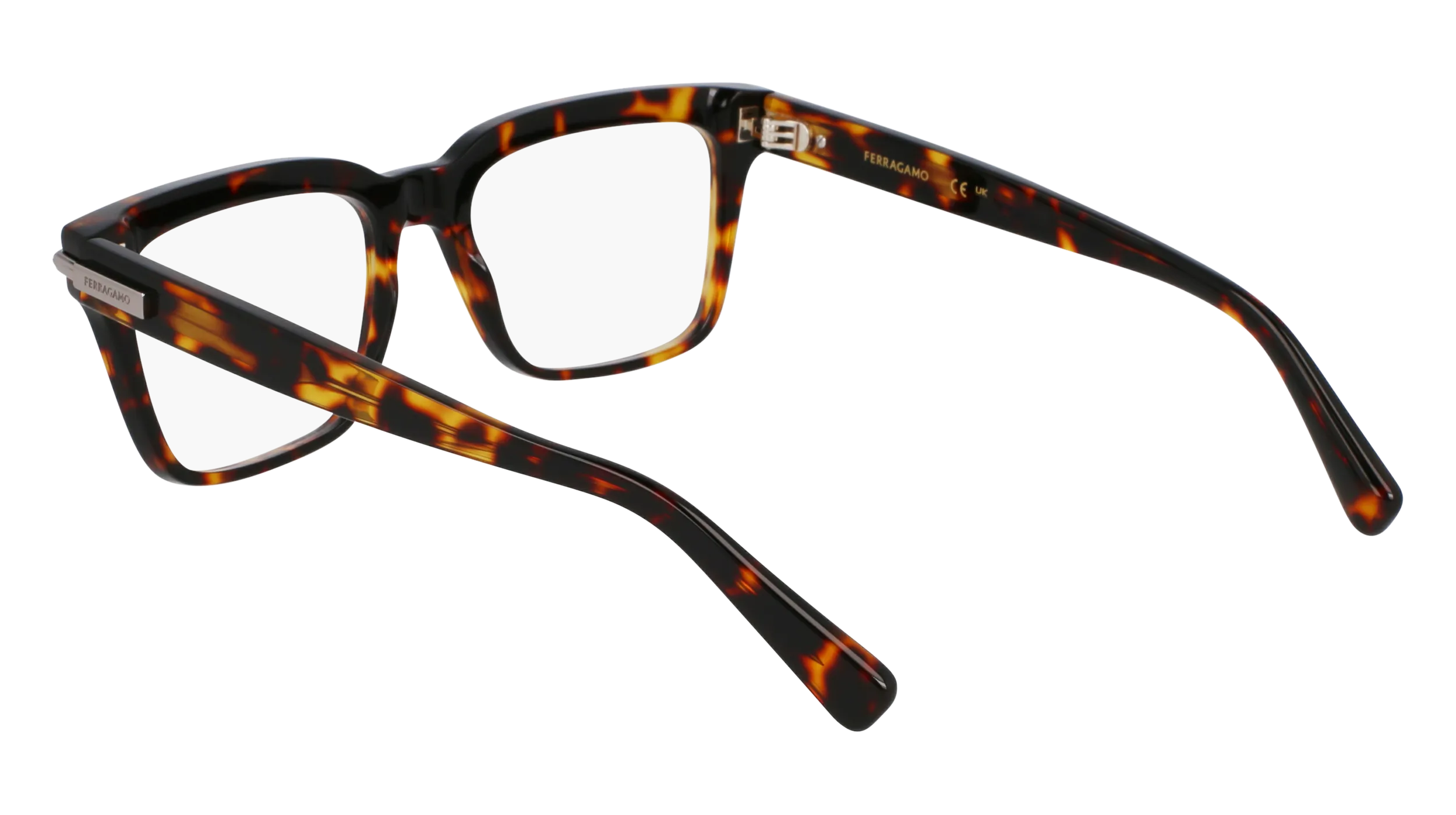 Ferragamo SF3014 242 Montature da vista Acetato Havana Squadrata Normale - immagine 3