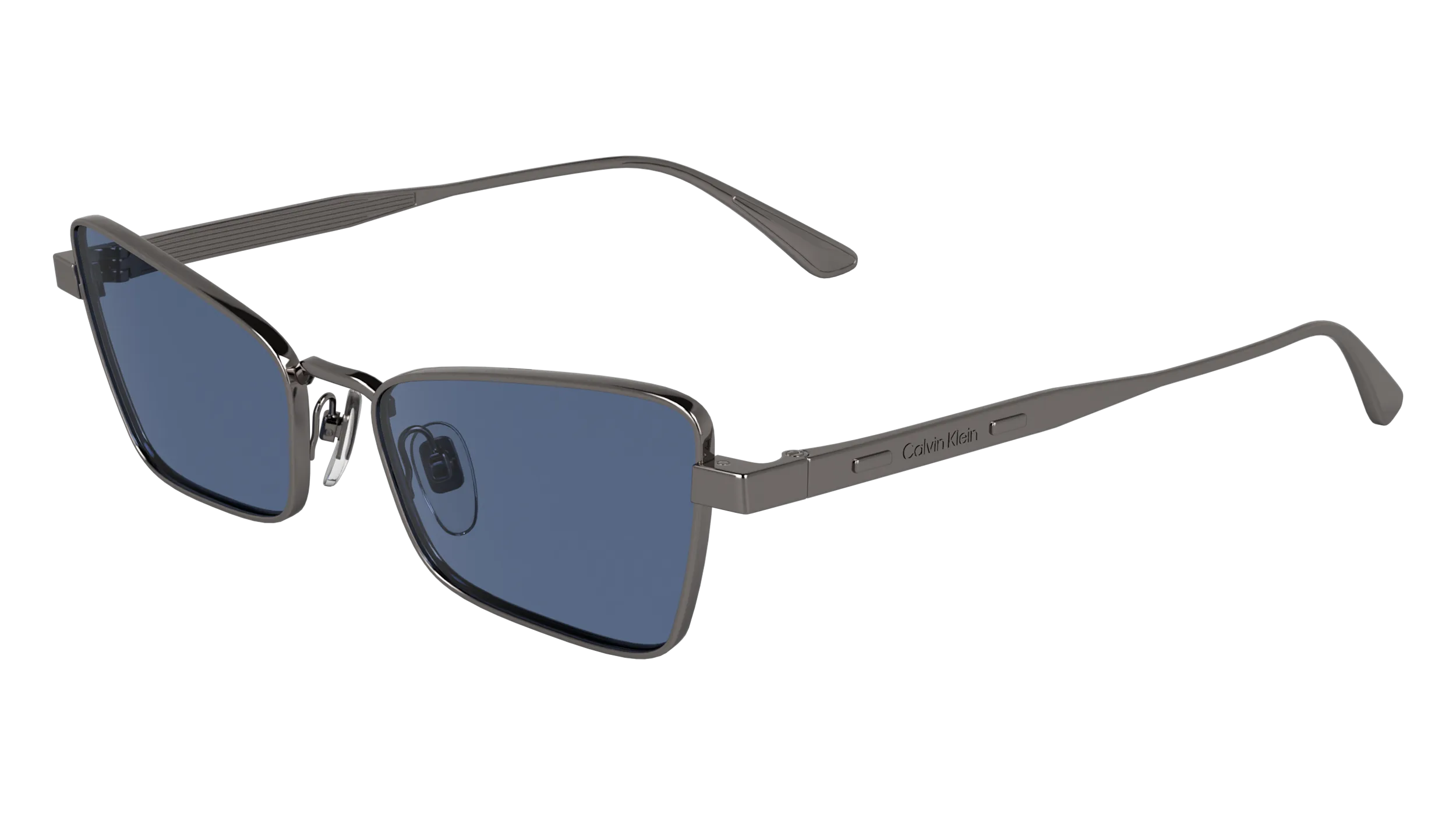 Calvin Klein CK24110S 014 Occhiali da sole Metallo Canna di fucile Farfalla Normale - immagine 1