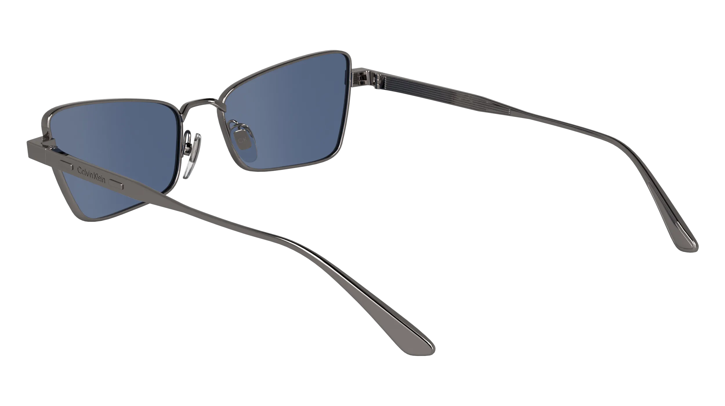 Calvin Klein CK24110S 014 Occhiali da sole Metallo Canna di fucile Farfalla Normale - immagine 3