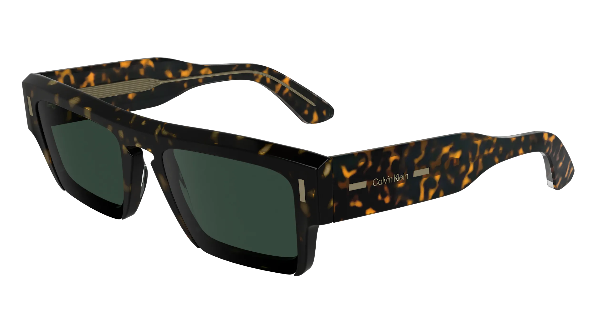 Calvin Klein CK24532S 235 Occhiali da sole Acetato Havana Squadrata Normale - immagine 1