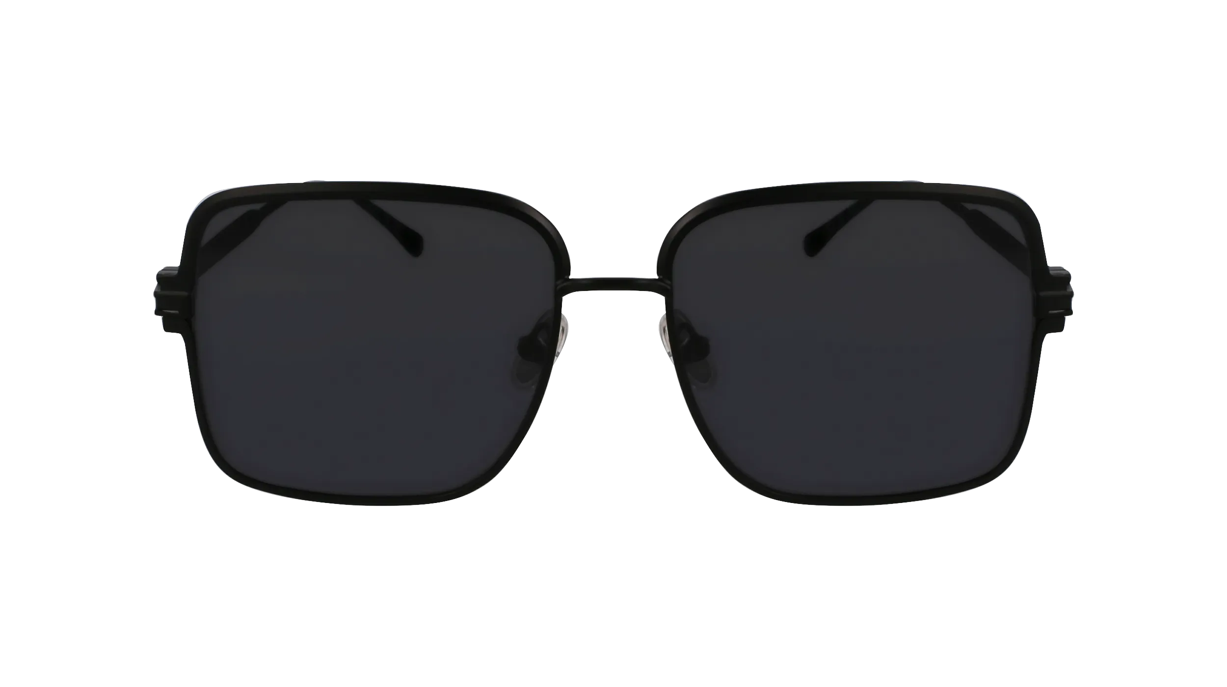 Ferragamo SF317S 002 Occhiali da sole Metallo Nero Squadrata Normale - immagine 2