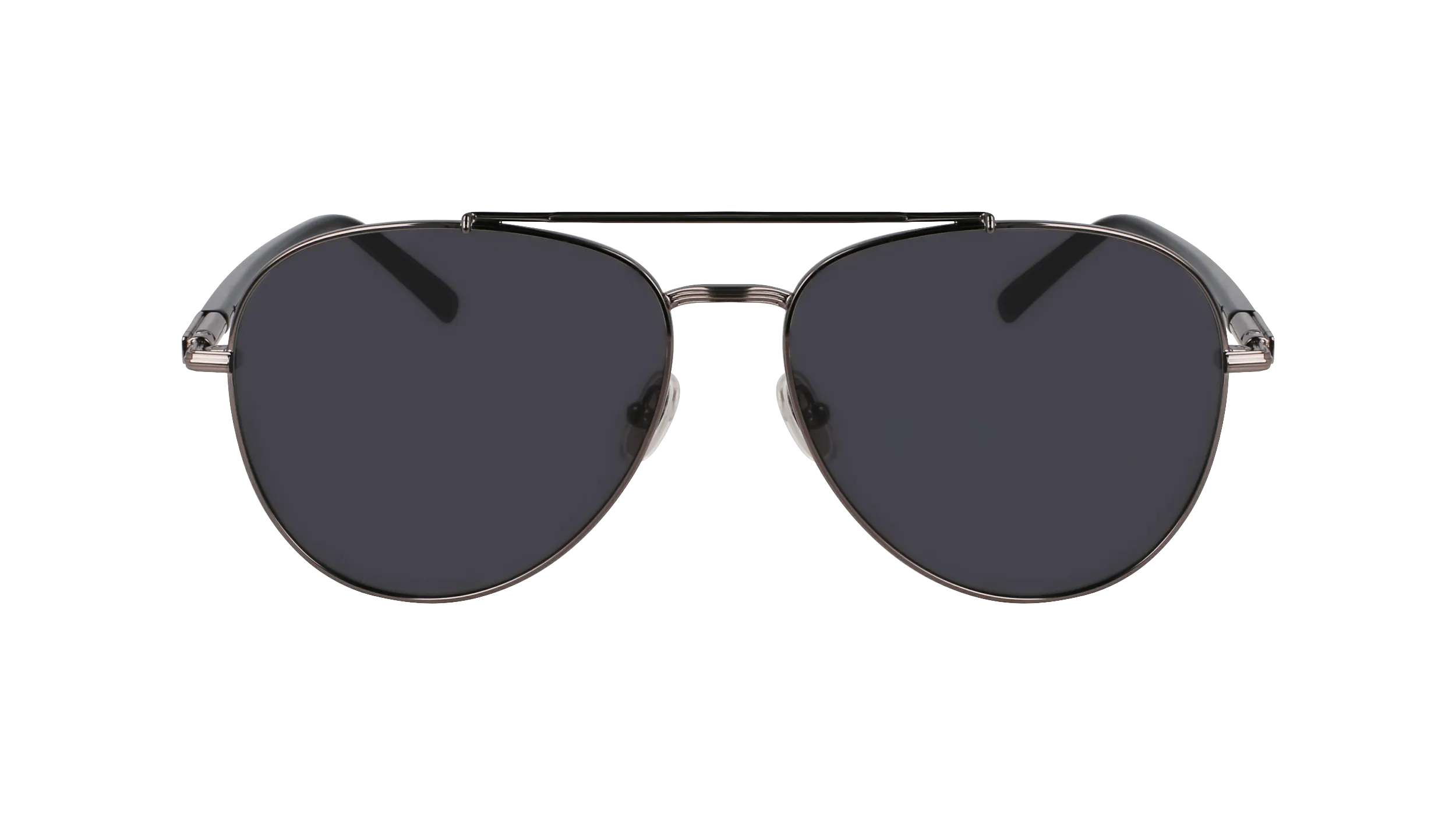 Ferragamo SF316S 027 Occhiali da sole Metallo Rutenio Pilot Normale - immagine 2