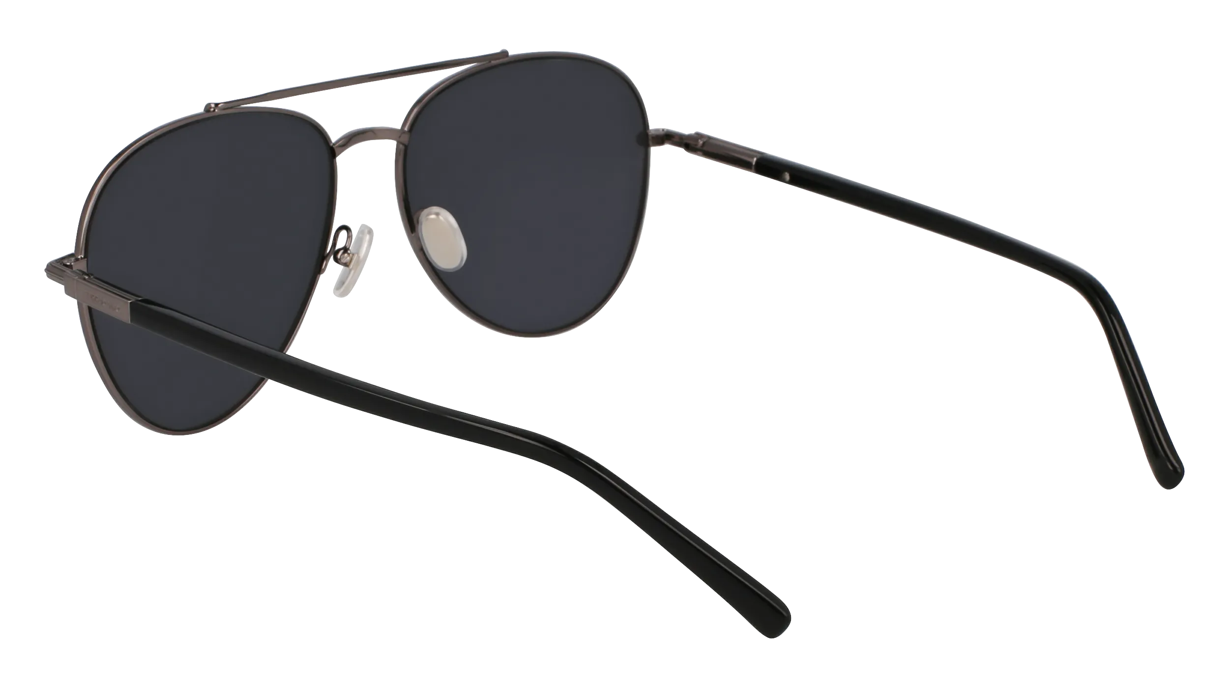 Ferragamo SF316S 027 Occhiali da sole Metallo Rutenio Pilot Normale - immagine 3