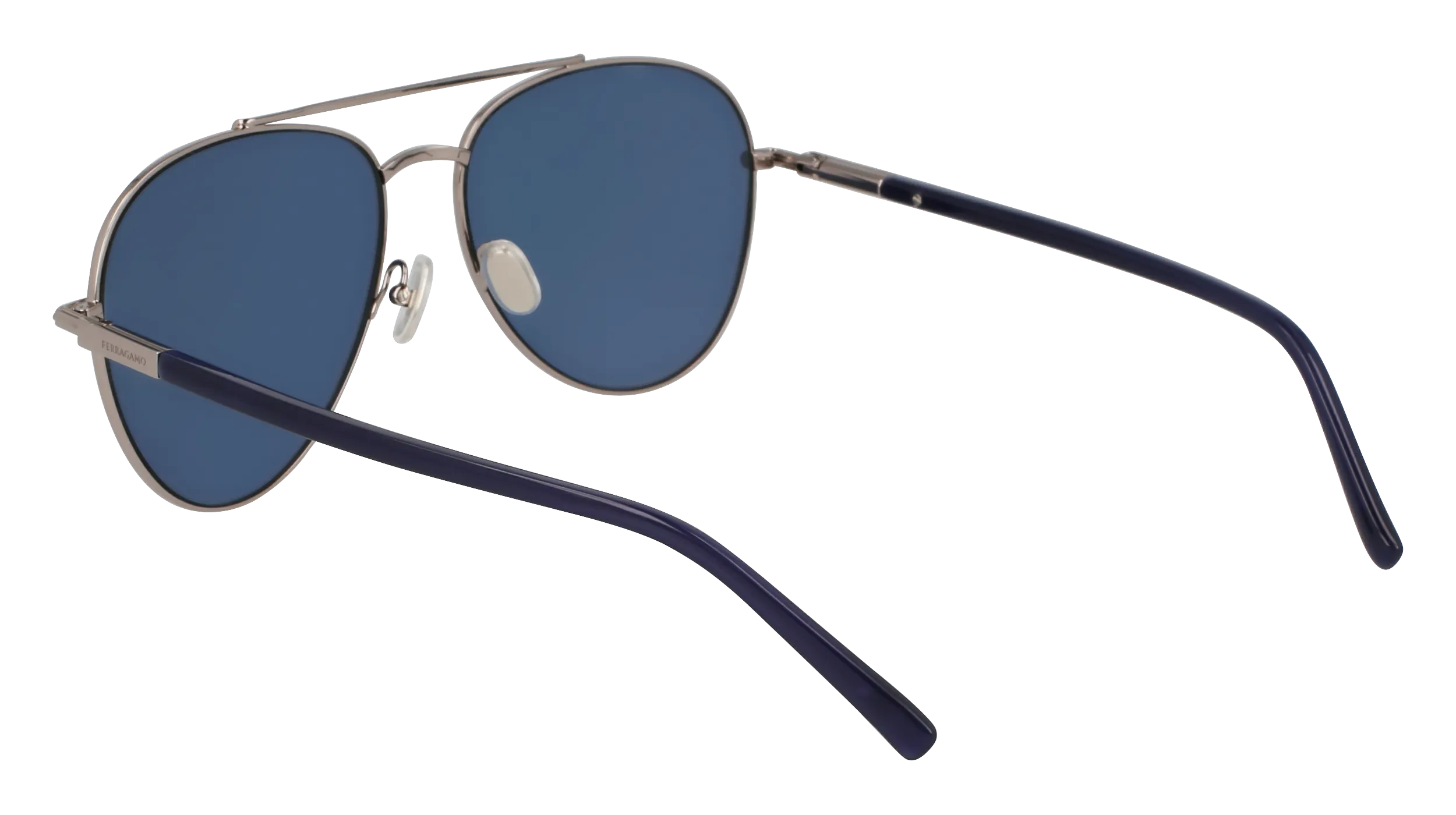 Ferragamo SF316S 021 Occhiali da sole Metallo Rutenio Pilot Normale - immagine 3