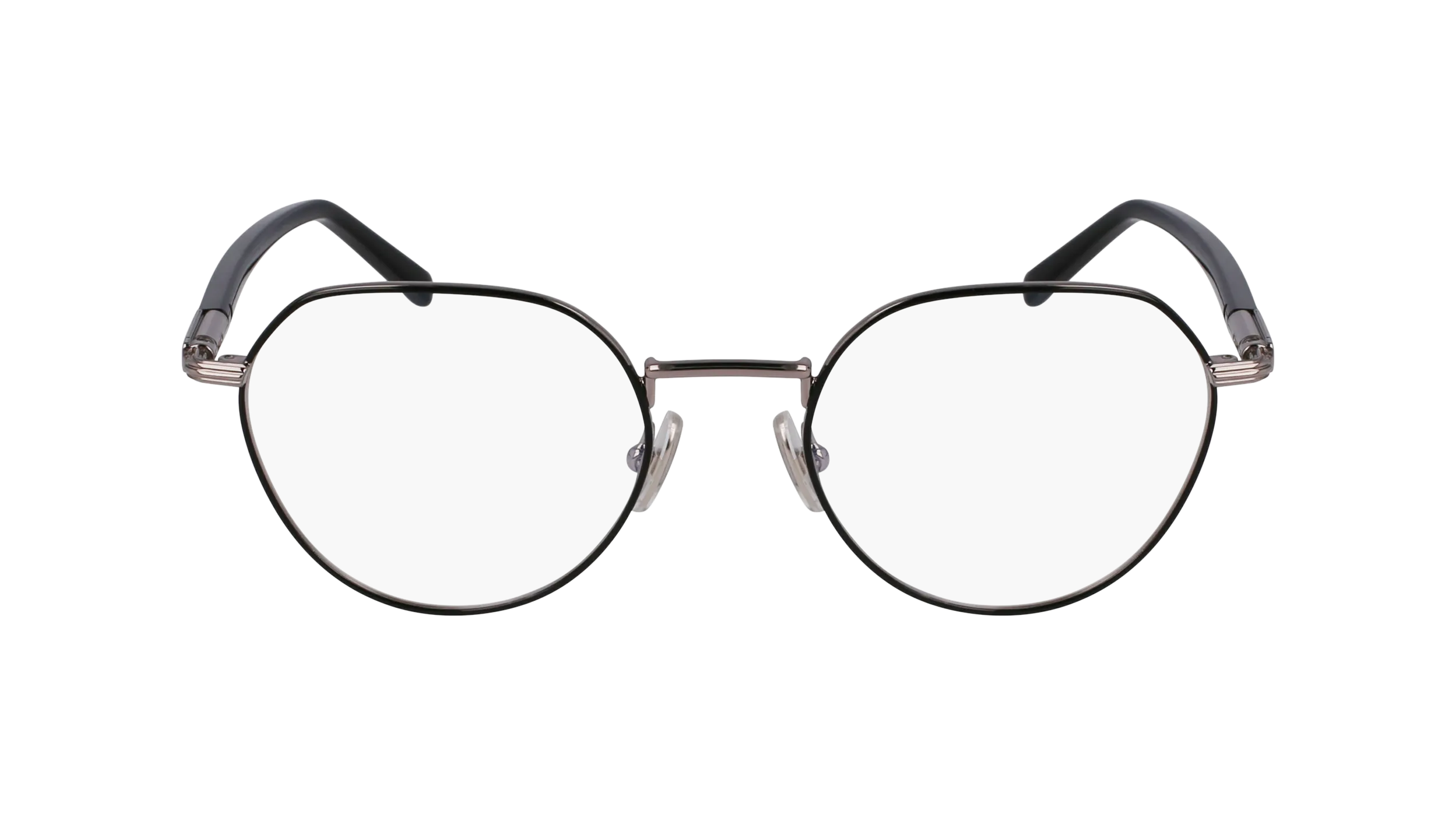 Ferragamo SF2233 081 Montature da vista Acetato Rutenio Rotonda Normale - immagine 2