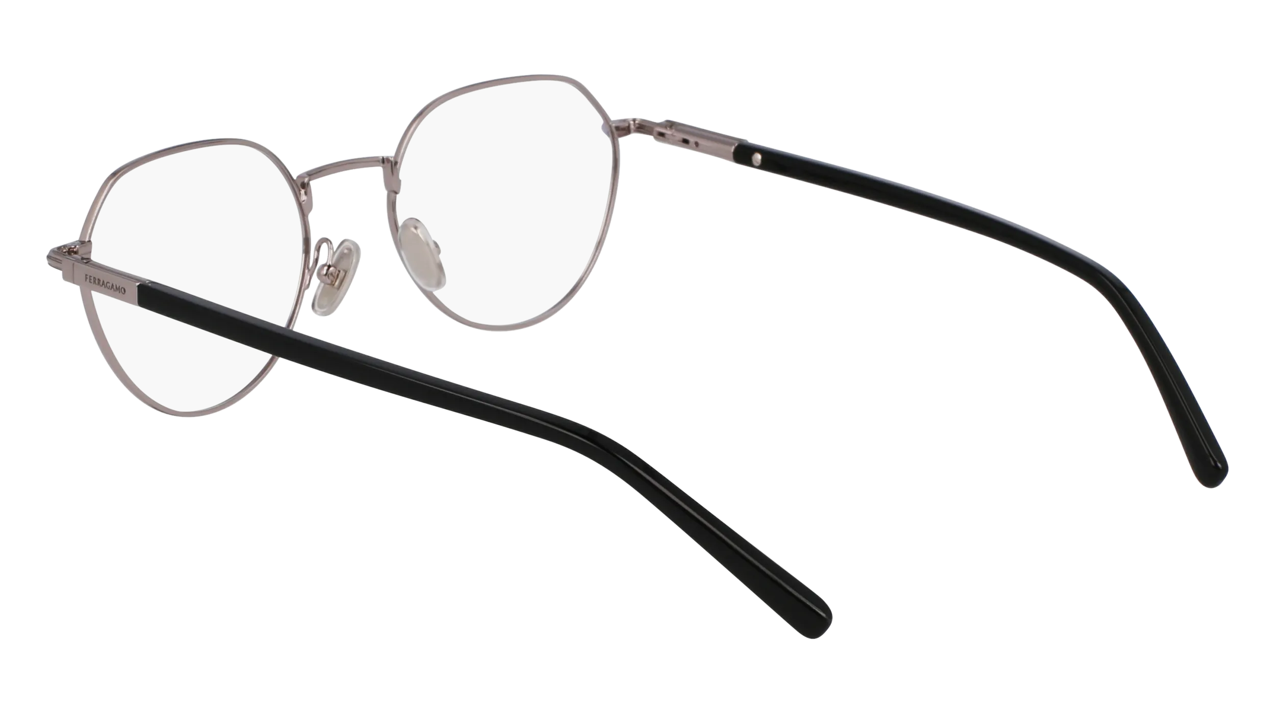 Ferragamo SF2233 081 Montature da vista Acetato Rutenio Rotonda Normale - immagine 3