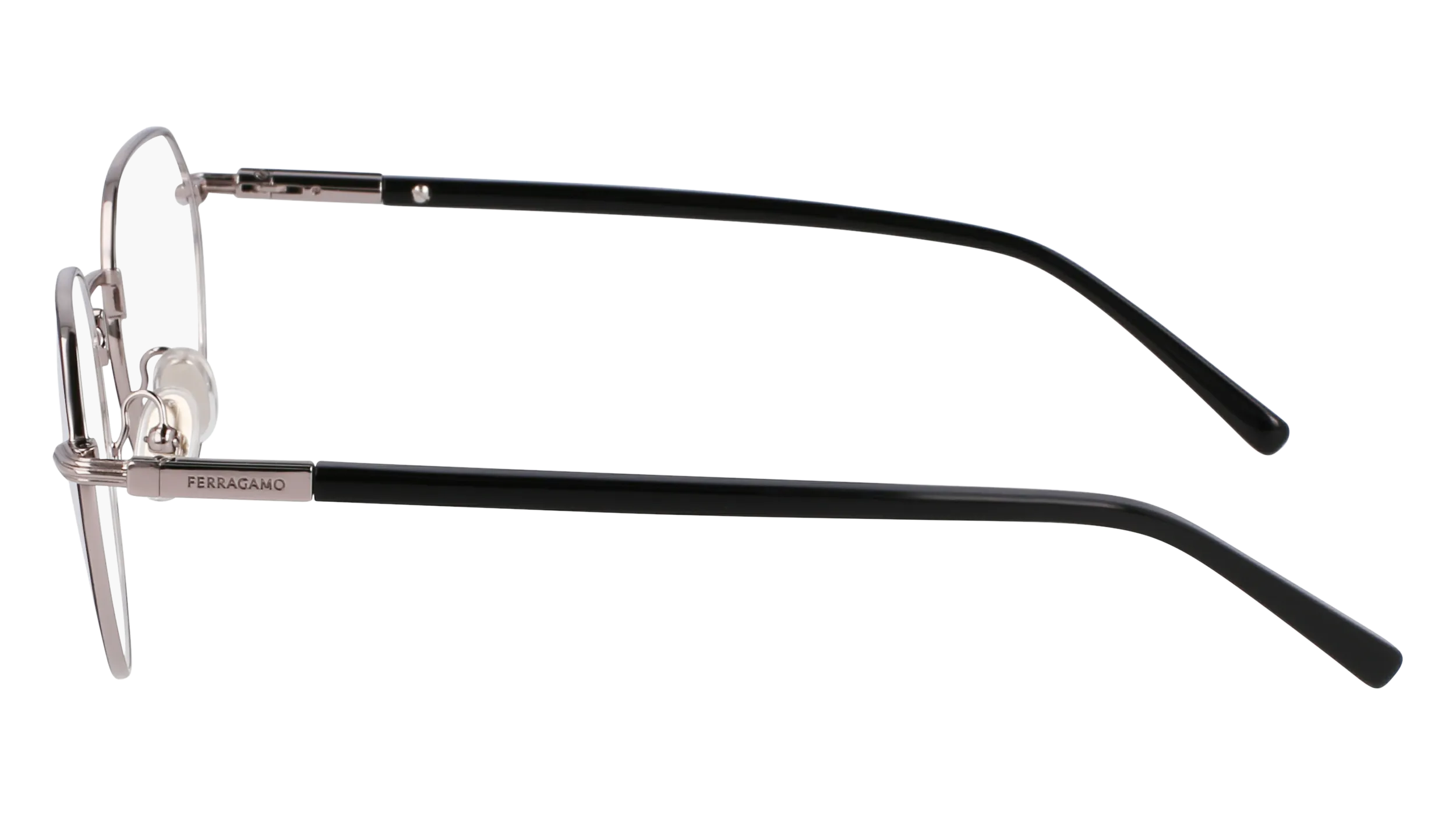Ferragamo SF2233 081 Montature da vista Acetato Rutenio Rotonda Normale - immagine 4