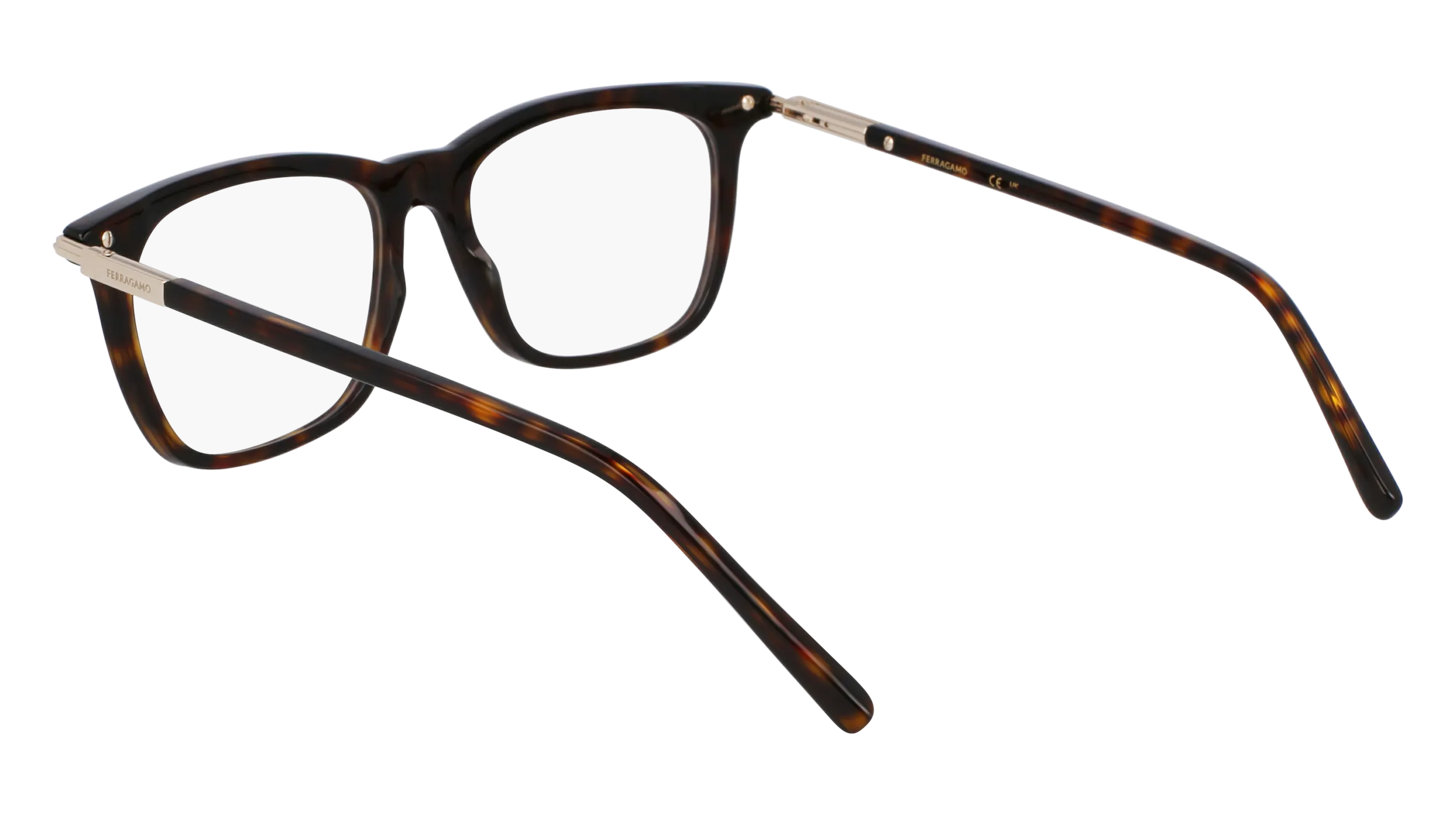 Ferragamo SF3007 242 Montature da vista Acetato Havana Squadrata Normale - immagine 3