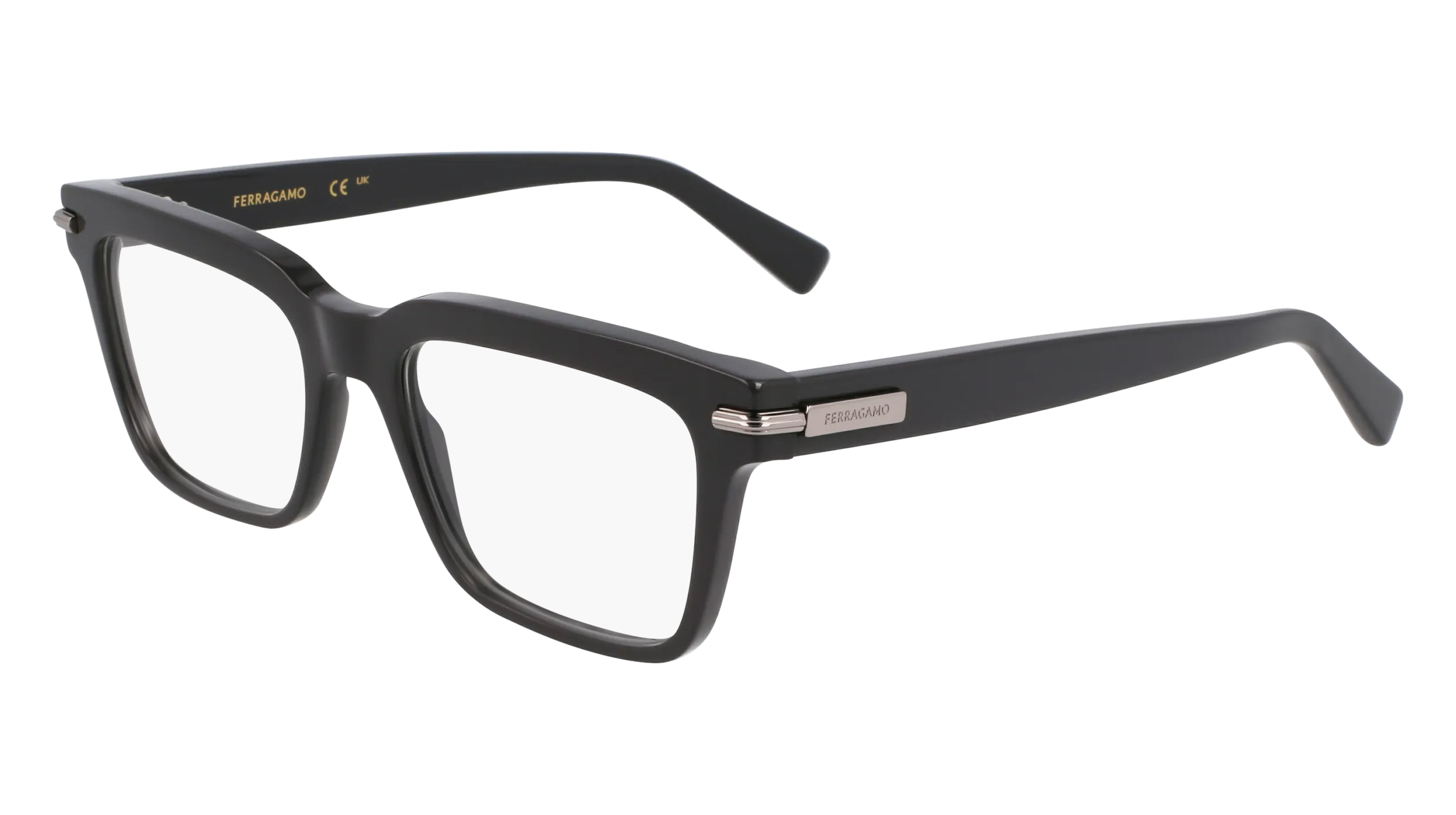 Ferragamo SF3014 019 Montature da vista Acetato Grigio Squadrata Normale - immagine 1
