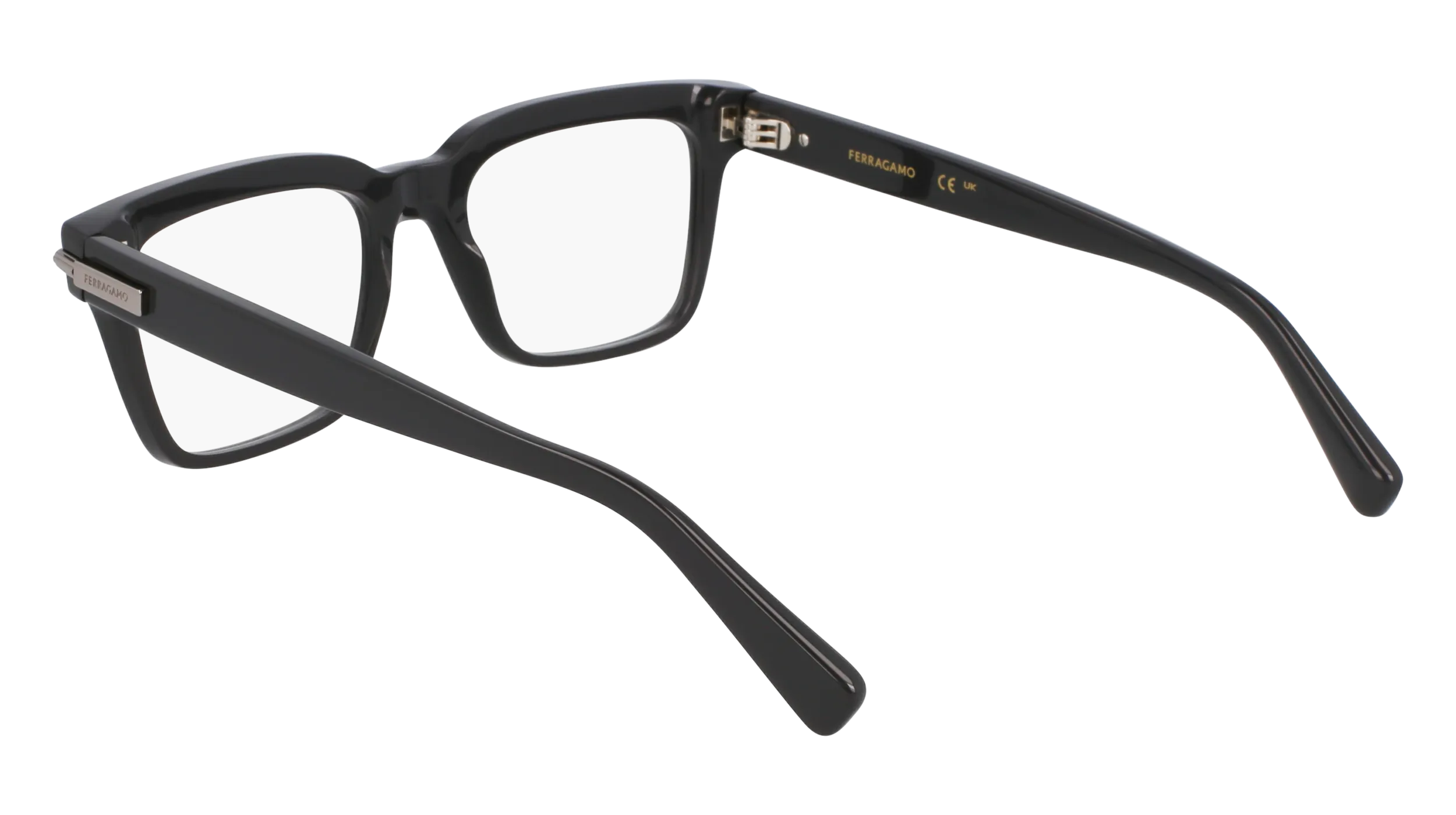 Ferragamo SF3014 019 Montature da vista Acetato Grigio Squadrata Normale - immagine 3