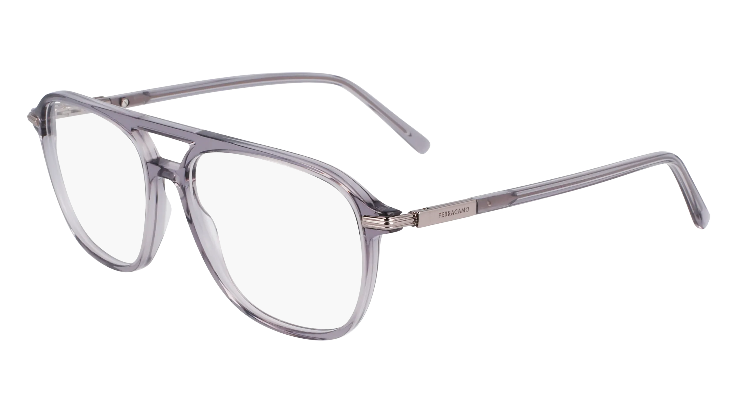 Ferragamo SF3006 020 Montature da vista Acetato Grigio Squadrata Normale - immagine 1