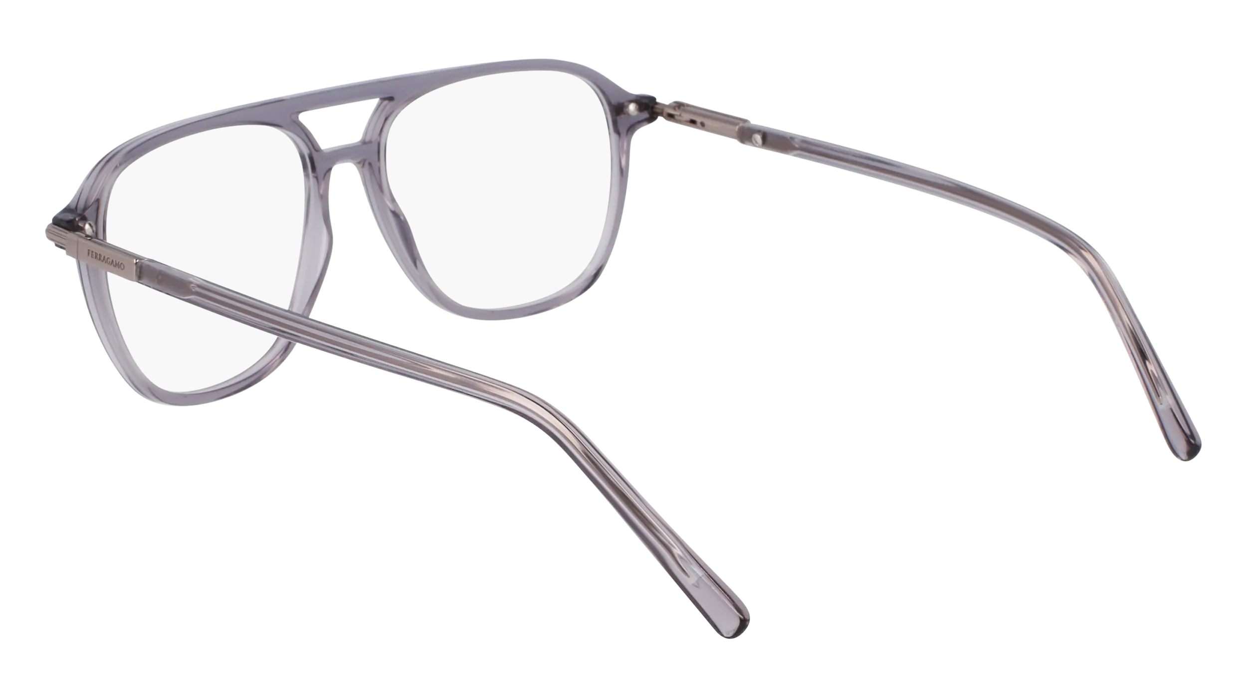 Ferragamo SF3006 020 Montature da vista Acetato Grigio Squadrata Normale - immagine 3