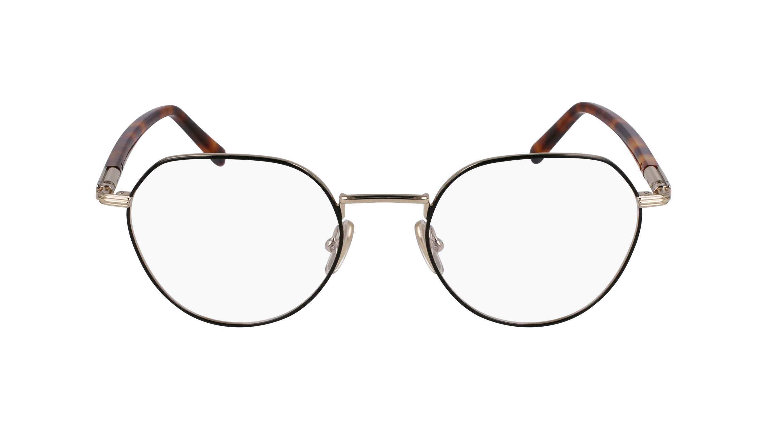 Ferragamo SF2233 703 Montature da vista Acetato Oro Rotonda Normale - immagine 2