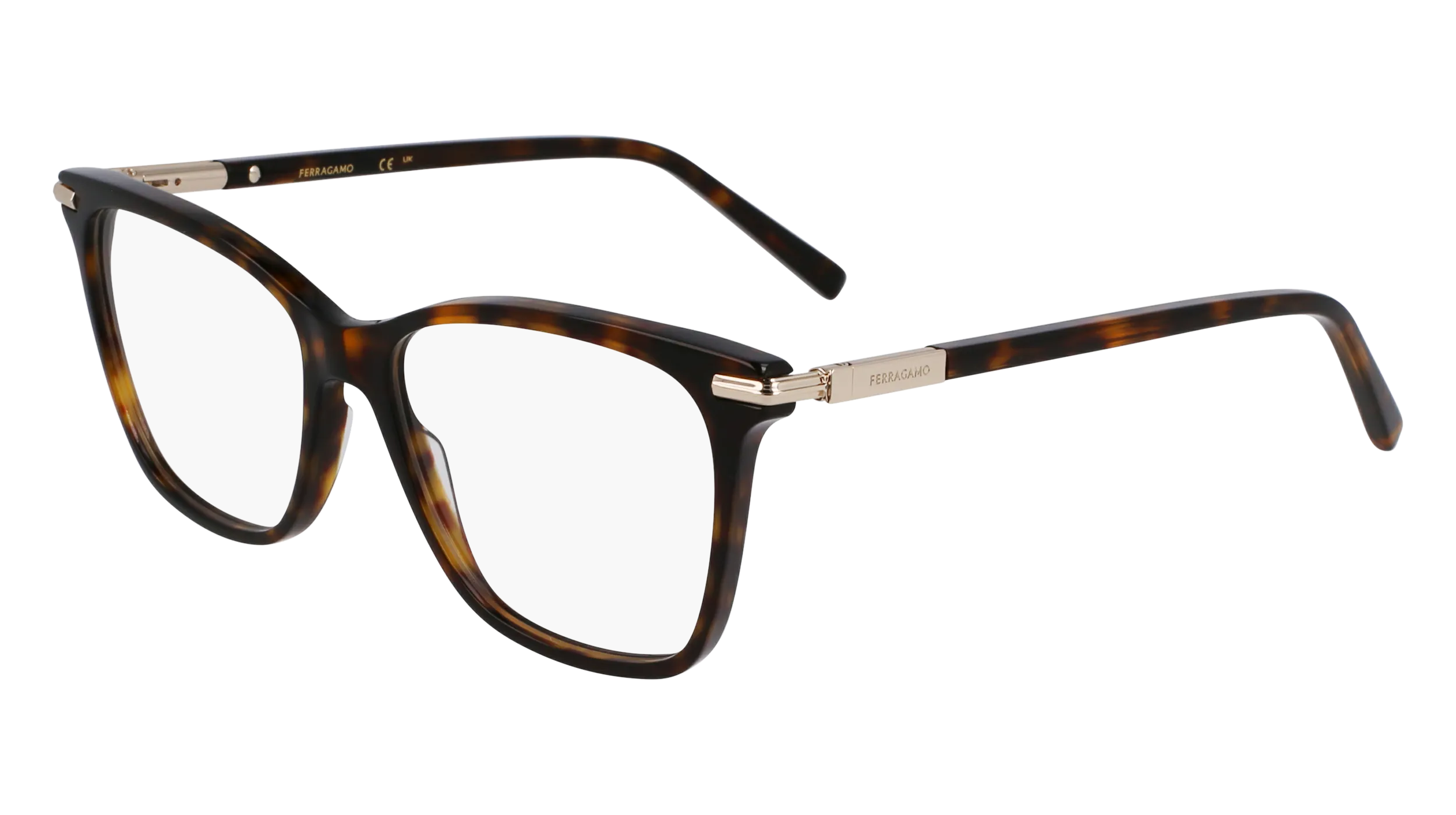 Ferragamo SF3013 242 Montature da vista Acetato Havana Squadrata Normale - immagine 1