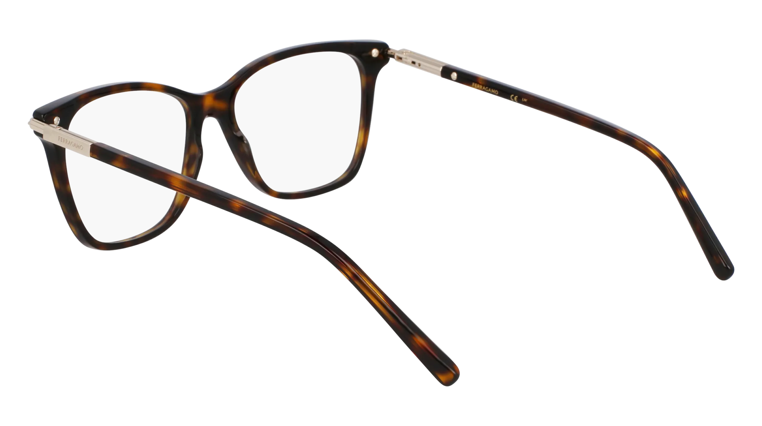 Ferragamo SF3013 242 Montature da vista Acetato Havana Squadrata Normale - immagine 3