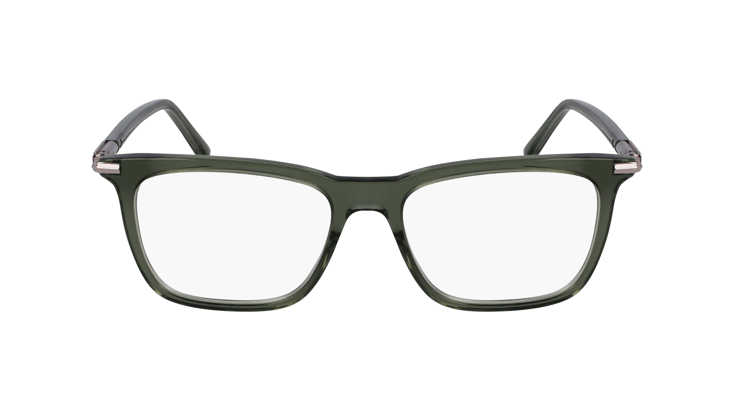 Ferragamo SF3007 317 Montature da vista Acetato Verde Squadrata Normale - immagine 2