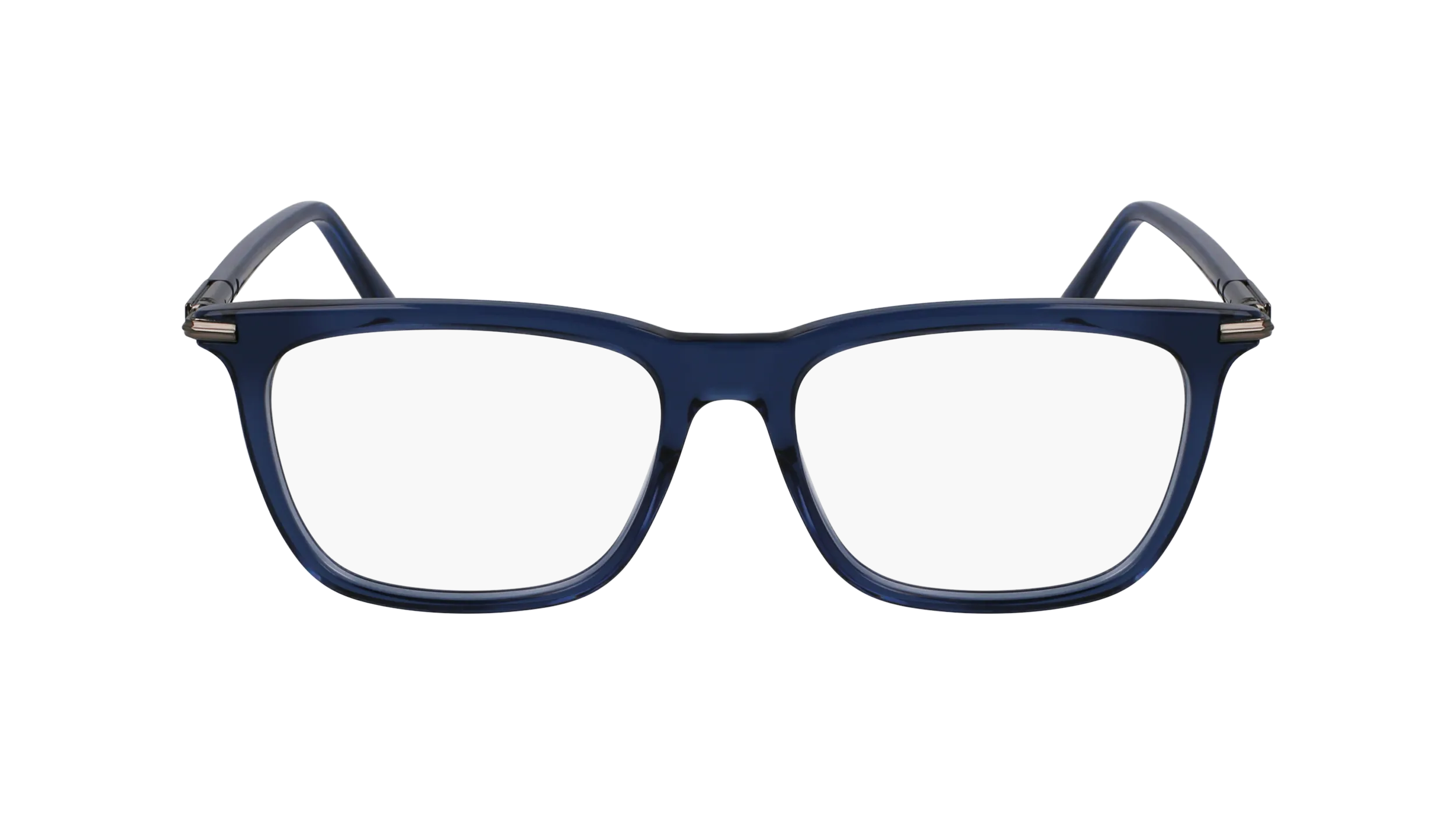 Ferragamo SF3007 432 Montature da vista Acetato Blu Squadrata Normale - immagine 2