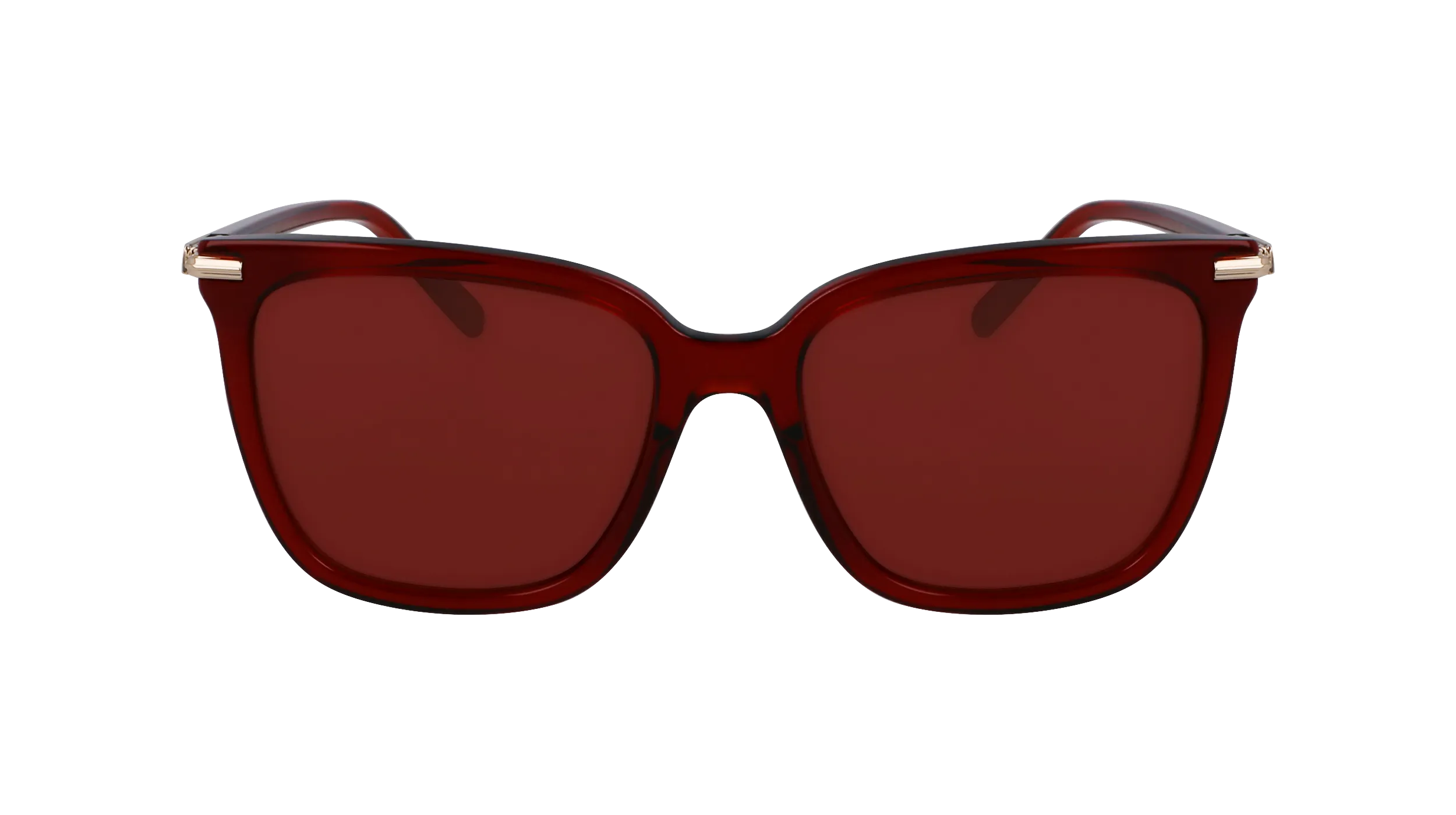 Ferragamo SF2037S 616 Occhiali da sole Acetato Rosso Farfalla Normale - immagine 2