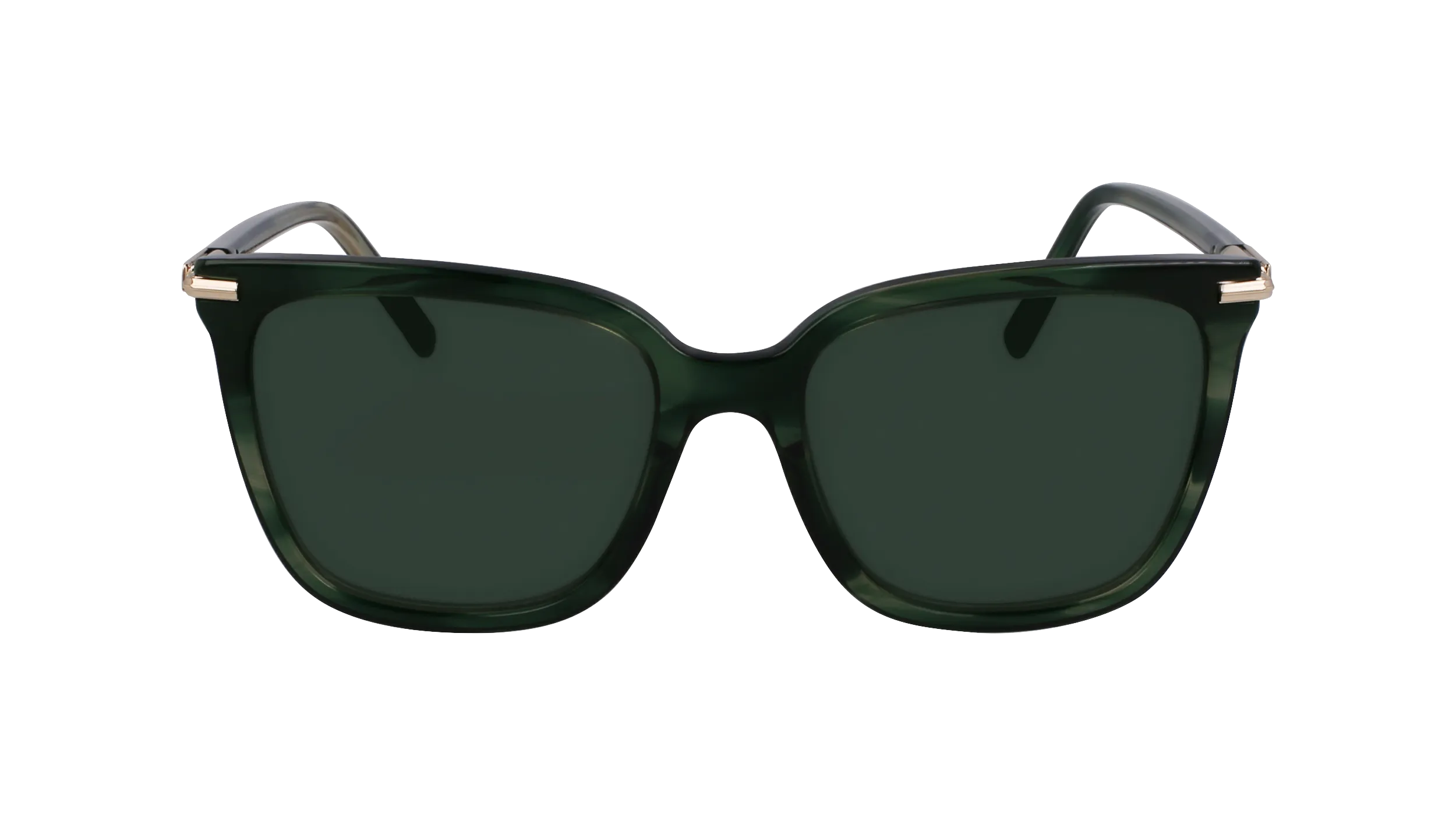 Ferragamo SF2037S 315 Occhiali da sole Acetato Verde Farfalla Normale - immagine 2