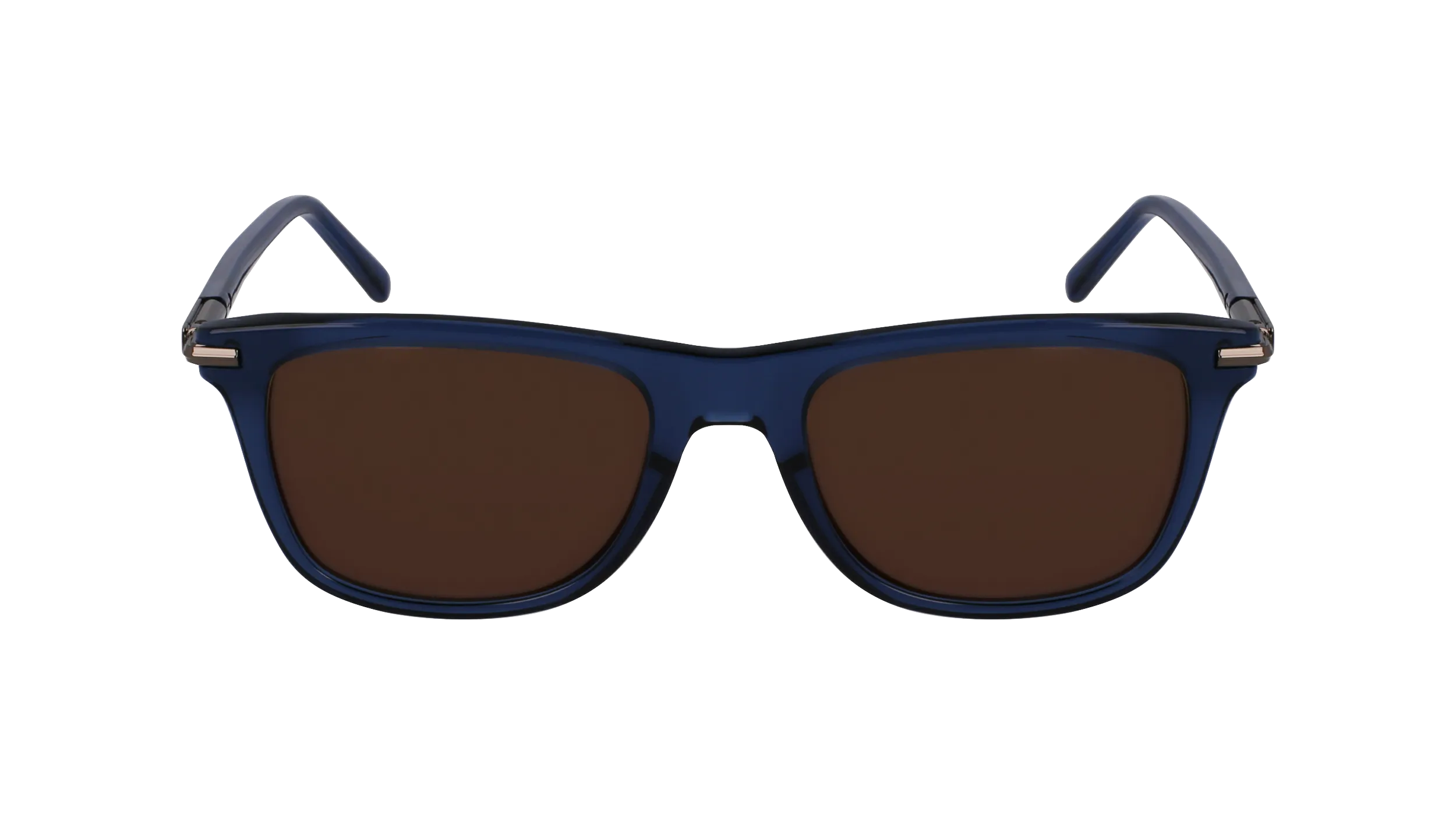 Ferragamo SF2028S 432 Occhiali da sole Acetato Blu Squadrata Normale - immagine 2
